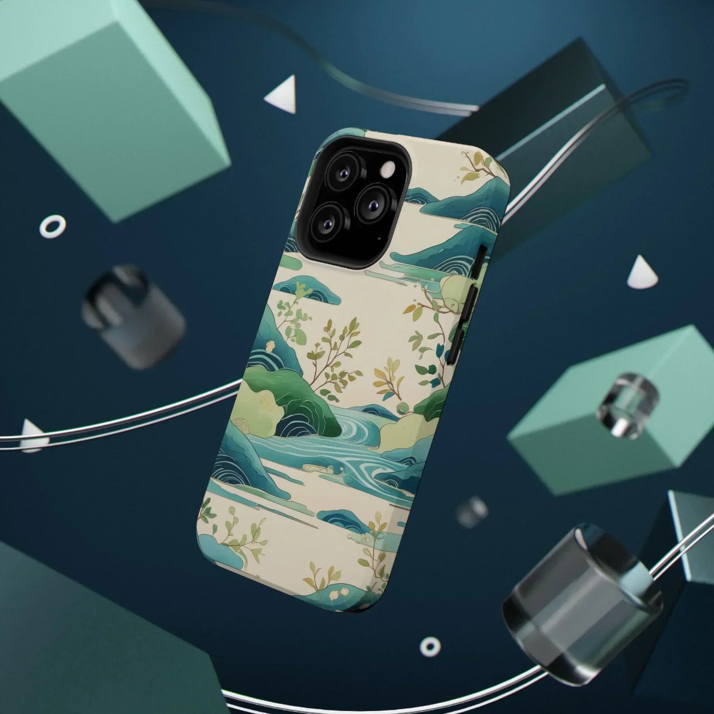 Nature Landscape Phone Case for iPhone 12-16 and Samsung Galaxy S21-S22 Models - KarArmDesign
