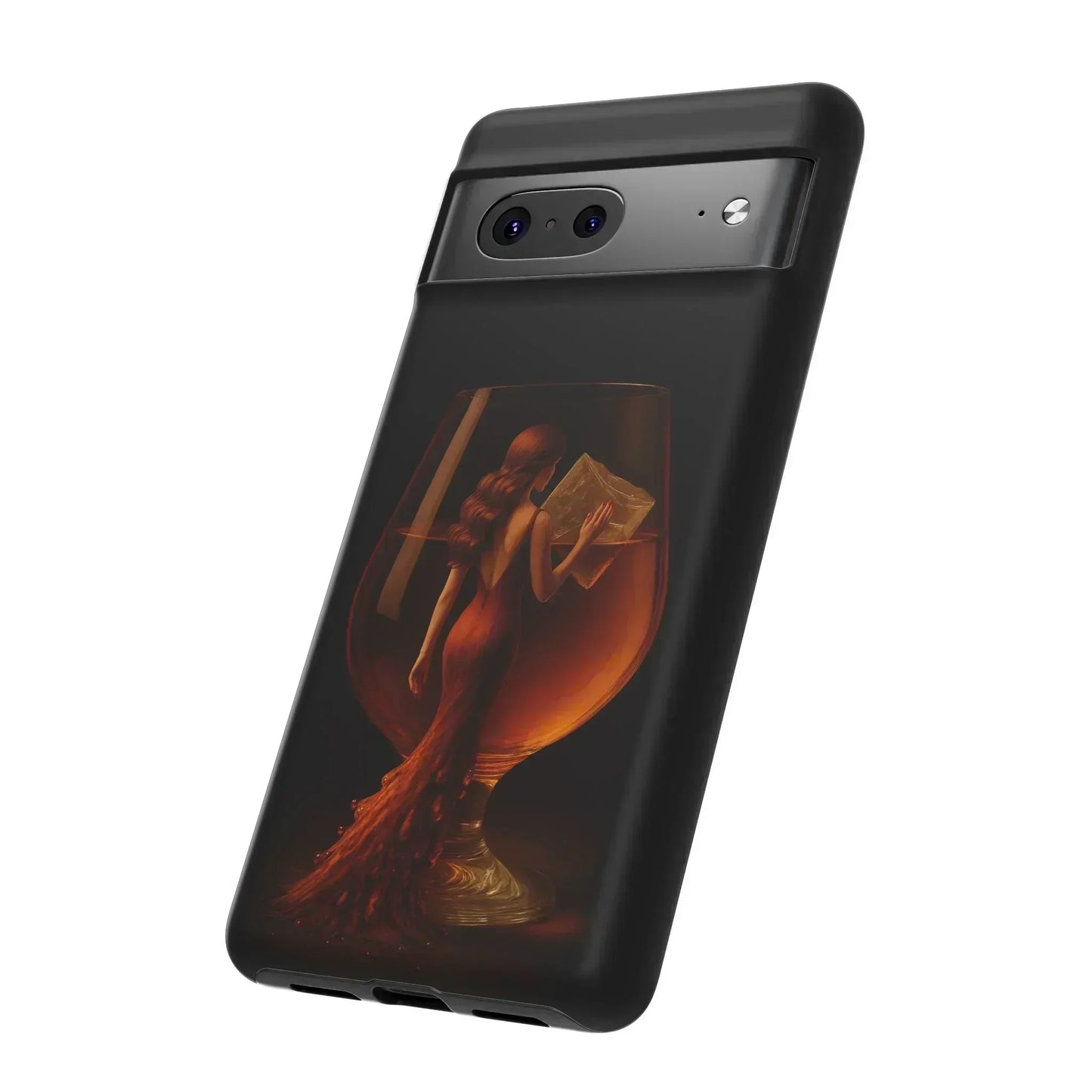 Elegant Midnight Lady Phone Case for iPhone 8-16 and Google Pixel up to 9 Models - KarArmDesign