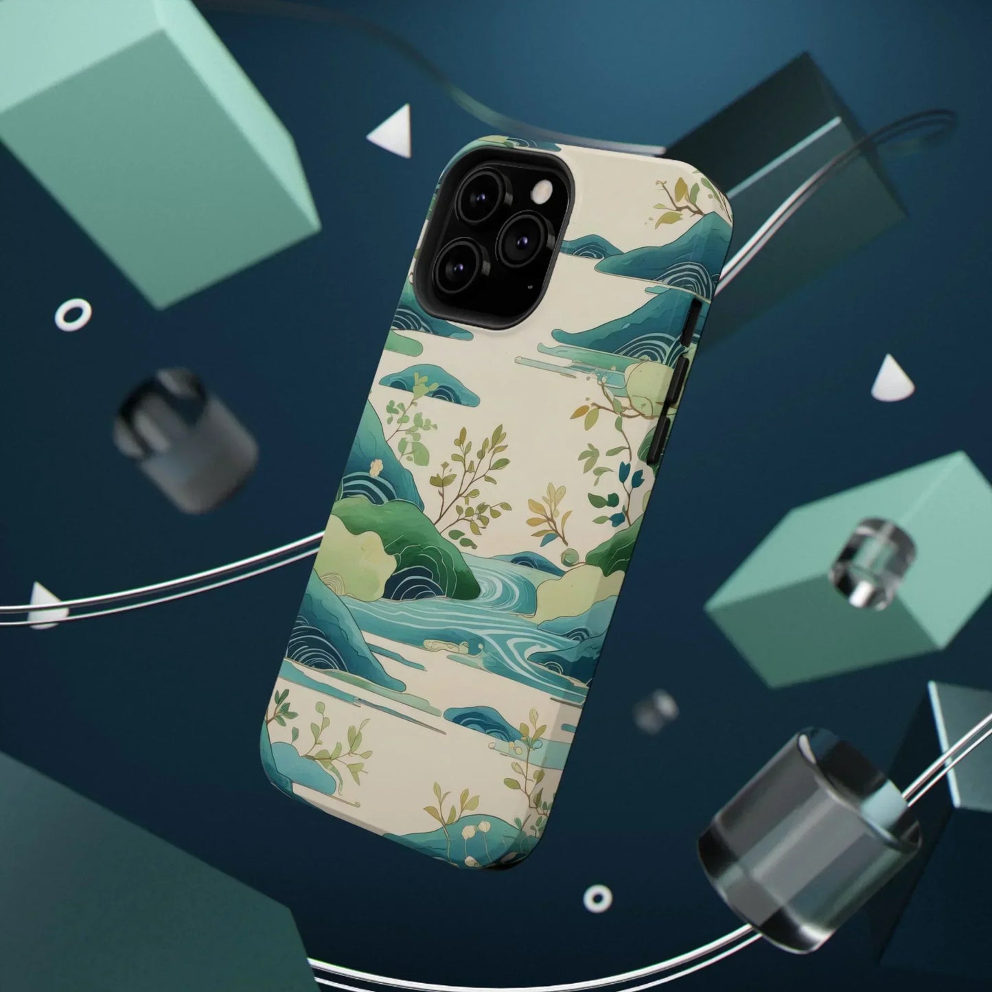 Nature Landscape Phone Case for iPhone 12-16 and Samsung Galaxy S21-S22 Models - KarArmDesign