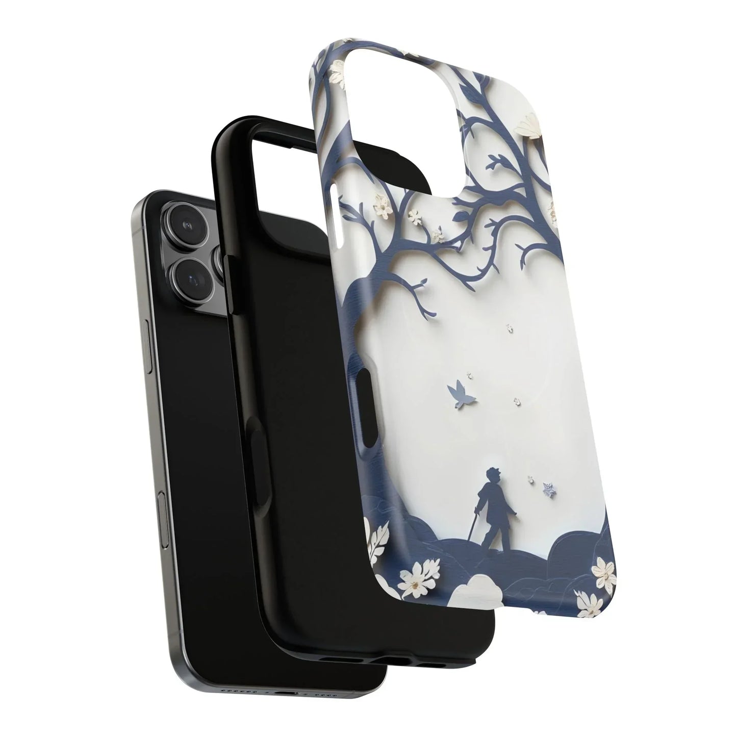 Nature Silhouette Phone Case for iPhone 14-16 Models - KarArmDesign