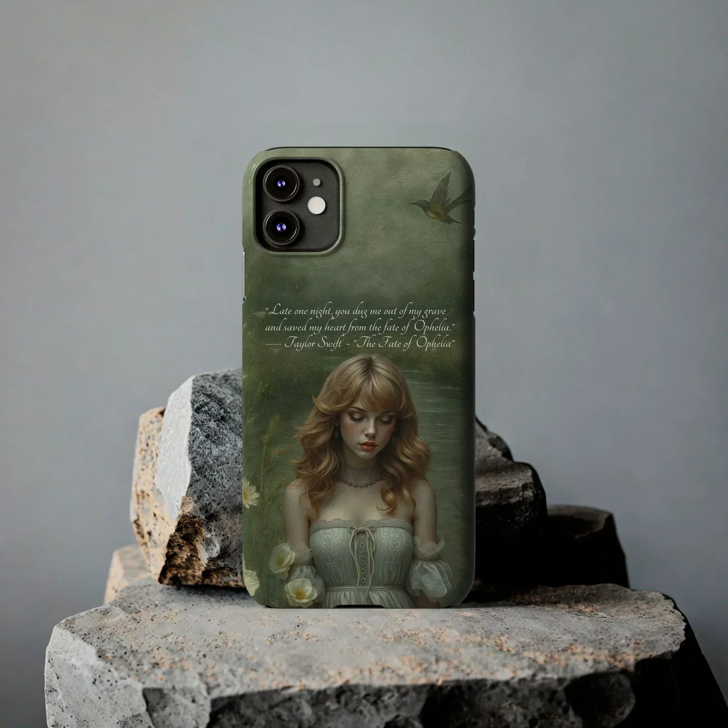 "Melancholic Ophelia" Phone Case for iPhone 7-17 Models - KARARMDESIGN