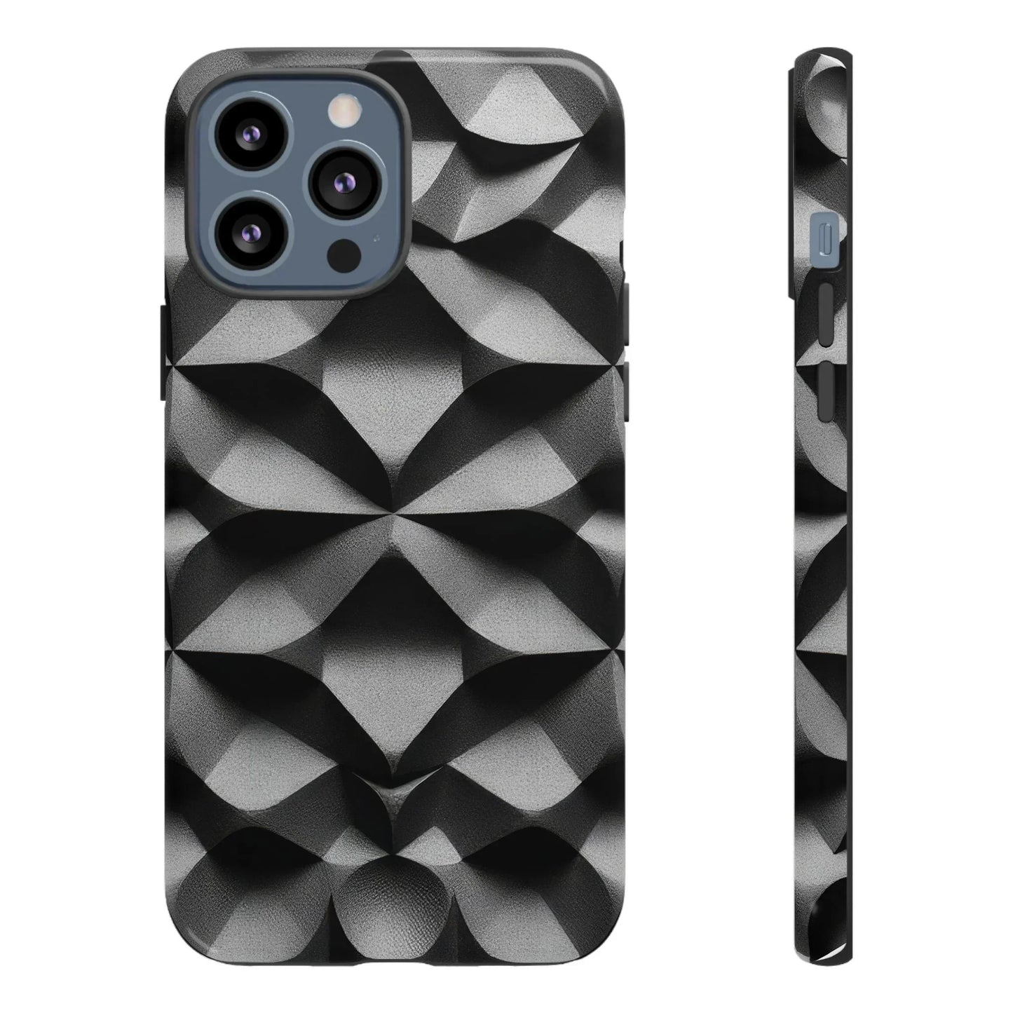 3D Geometric Phone Case for iPhone 8–16 Models - KarArmDesign