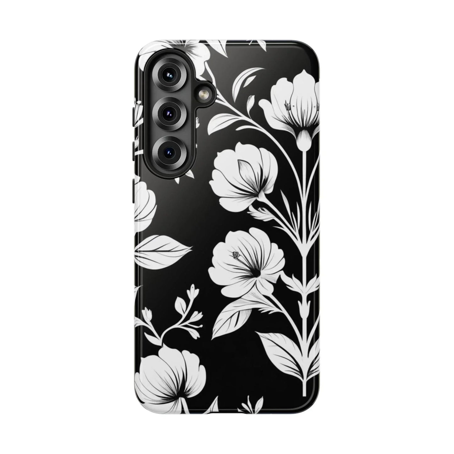 ElegantFloral Phone Case for Samsung Galaxy S10-S25 Models - KarArmDesign
