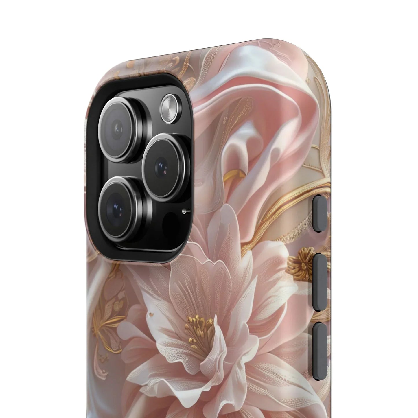 Elegant Floral Impact-Resistant Phone Case for iPhone 12-16 and Samsung Galaxy S21-S22 Models - KarArmDesign