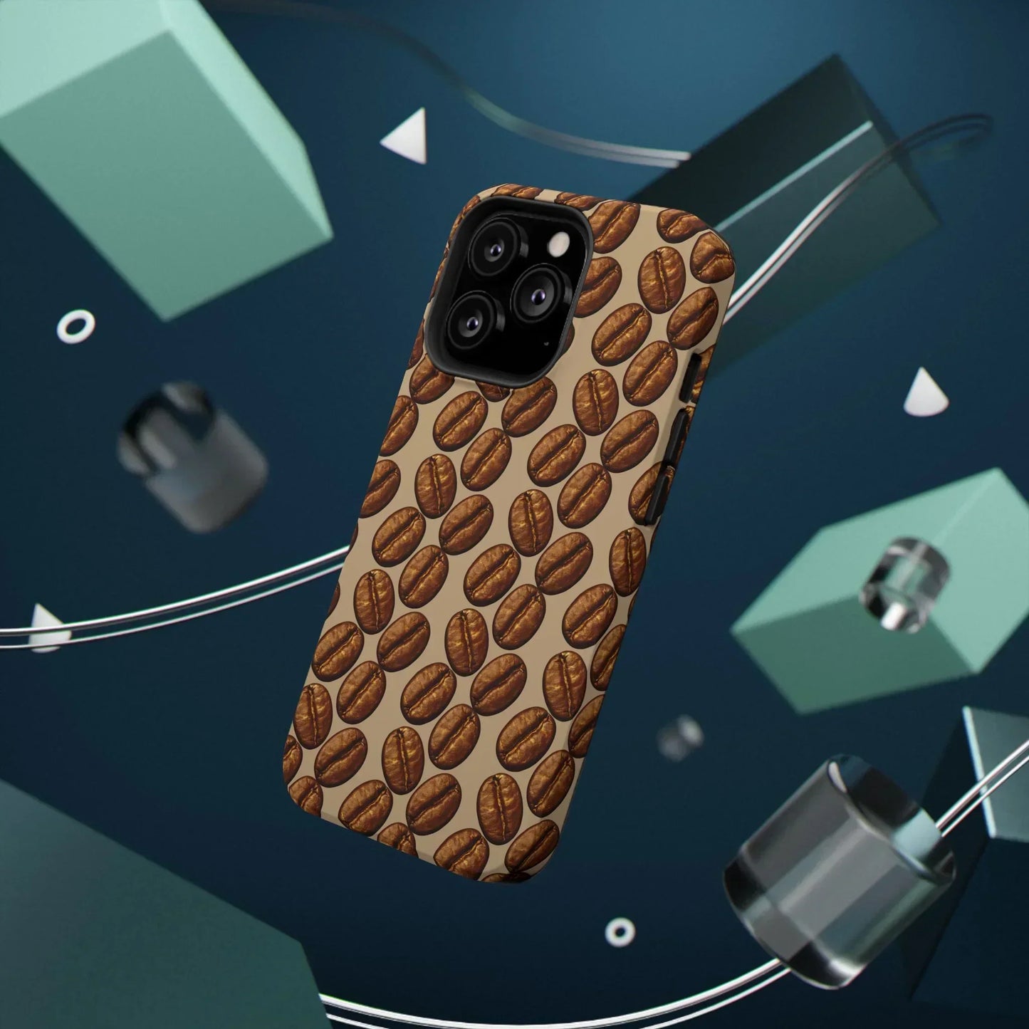 Coffee Pattern Phone Case for iPhone and Samsung Galaxy - KarArmDesign