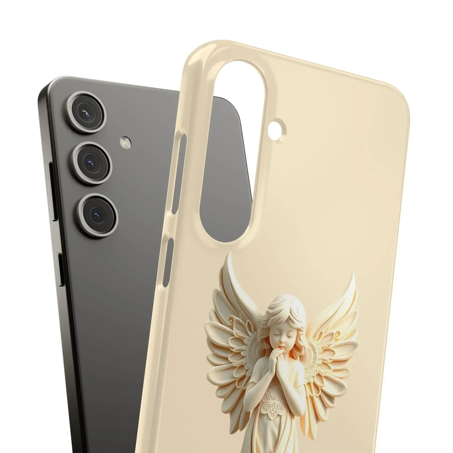 Heavenly Angel Phone Case for iPhone 7-16 and Samsung Galaxy S10-S24 Models - KarArmDesign