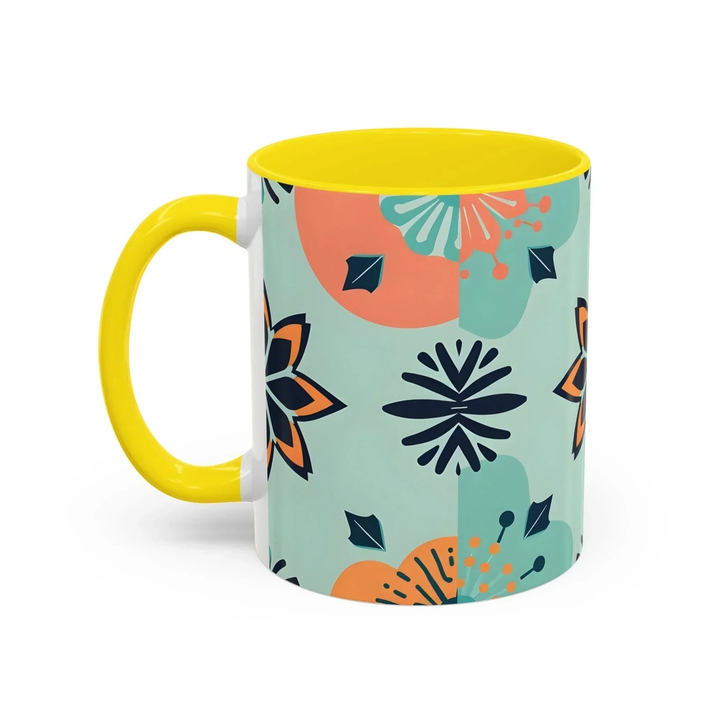 Floral Ornament Coffee Mug – 11oz - KarArmDesign