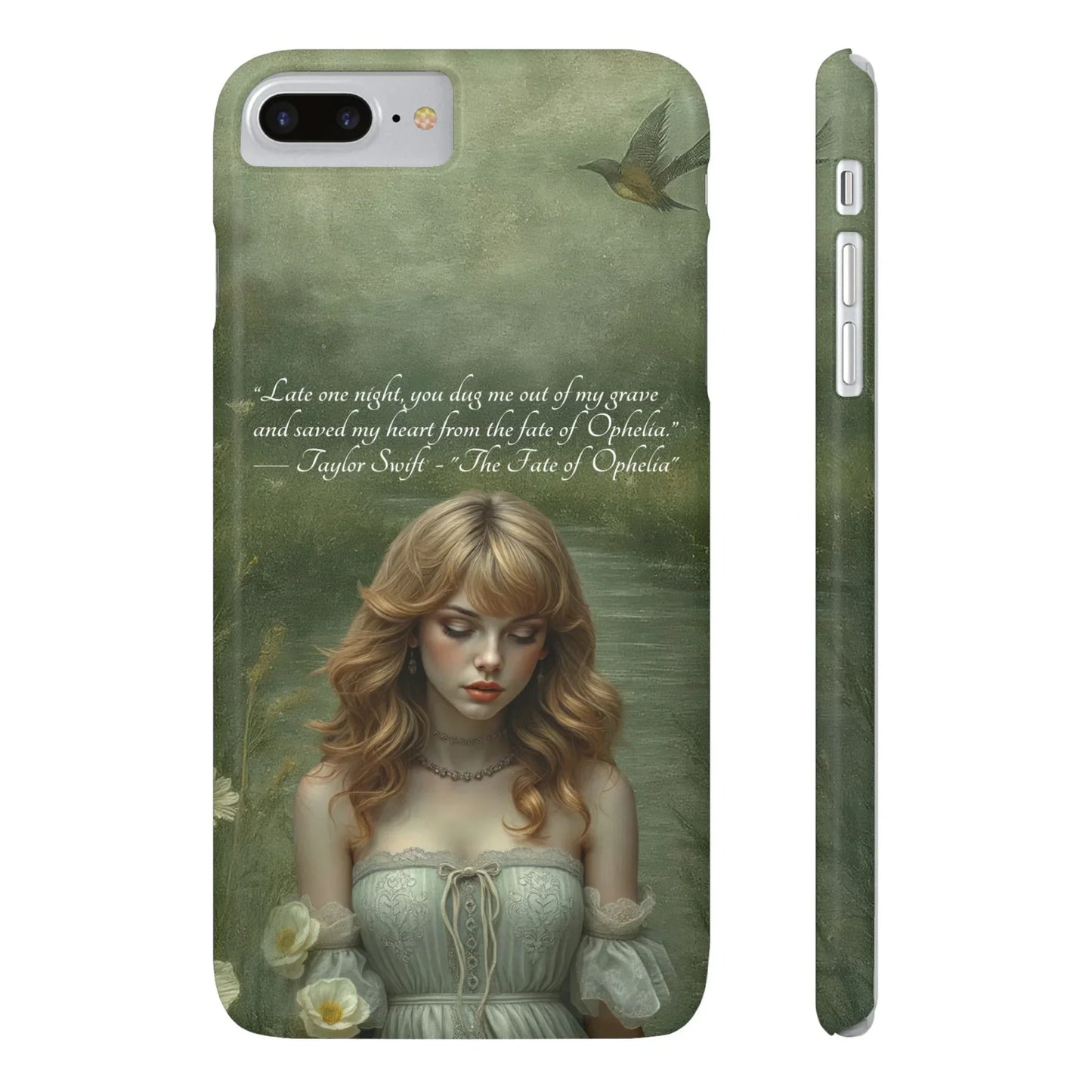 "Melancholic Ophelia" Phone Case for iPhone 7-17 Models - KARARMDESIGN