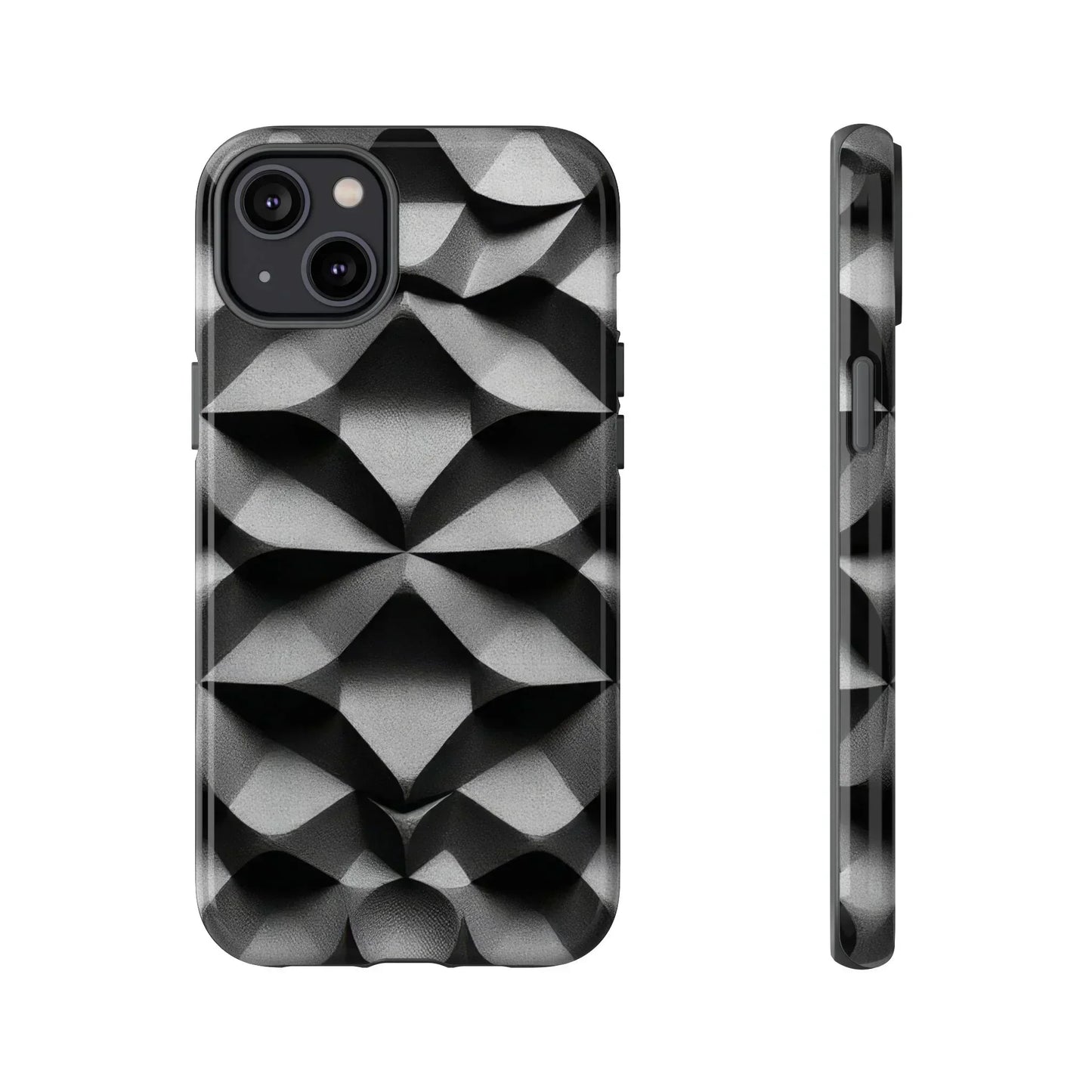 3D Geometric Phone Case for iPhone 8–16 Models - KarArmDesign