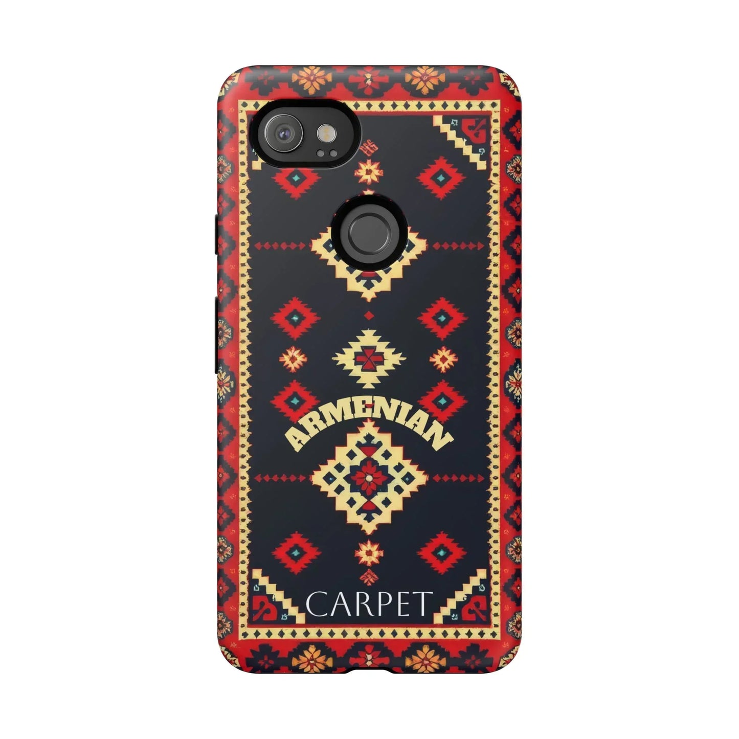 Armenian Carpet Design Phone Case for Samsung Galaxy and Google Pixel Models - KarArmDesign
