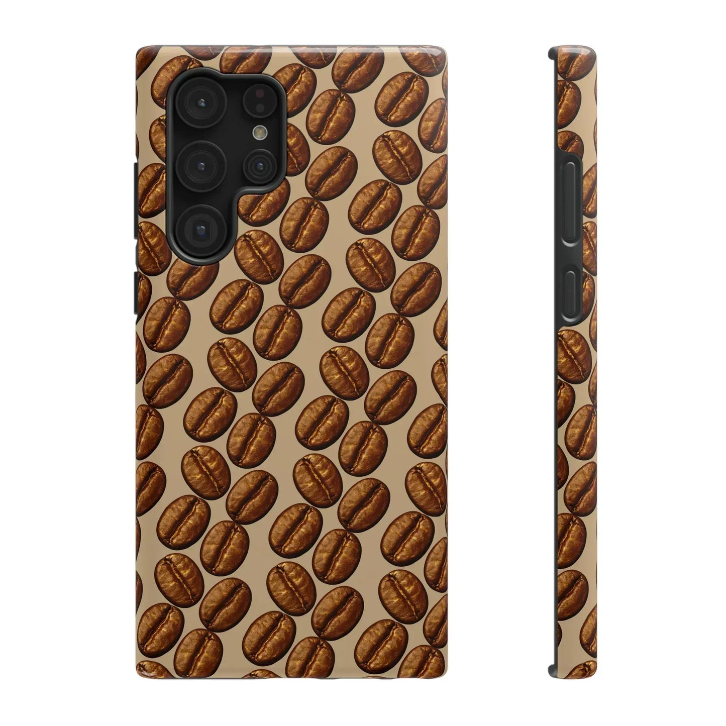 Coffee Pattern Phone Case for iPhone and Samsung Galaxy - KarArmDesign