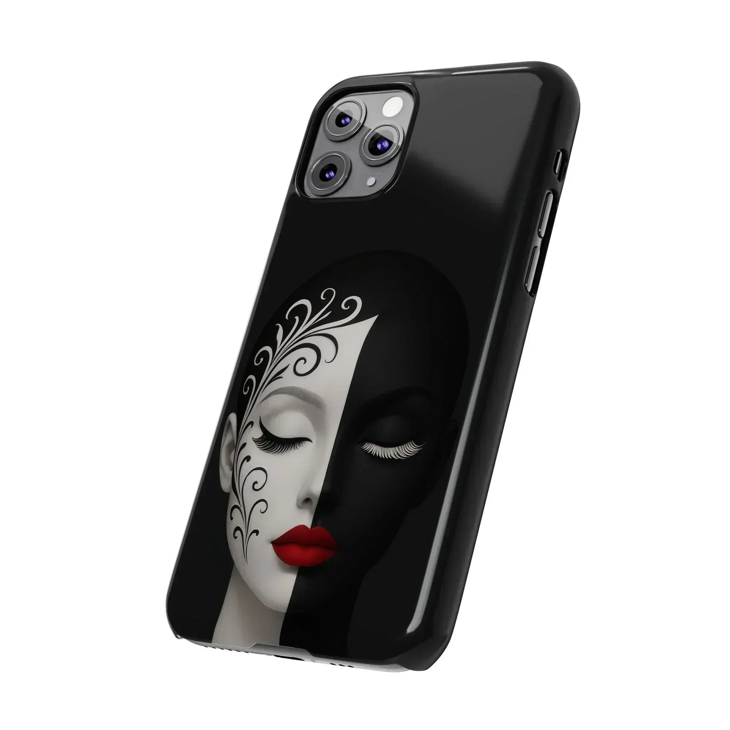 Artistic Head Design Phone Case for iPhone 7-16 Models - KarArmDesign