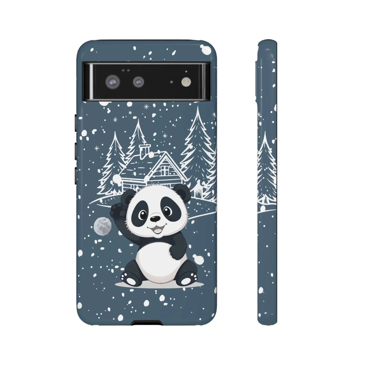Cute Panda Phone Case for Samsung Galaxy and Google Pixel - KarArmDesign