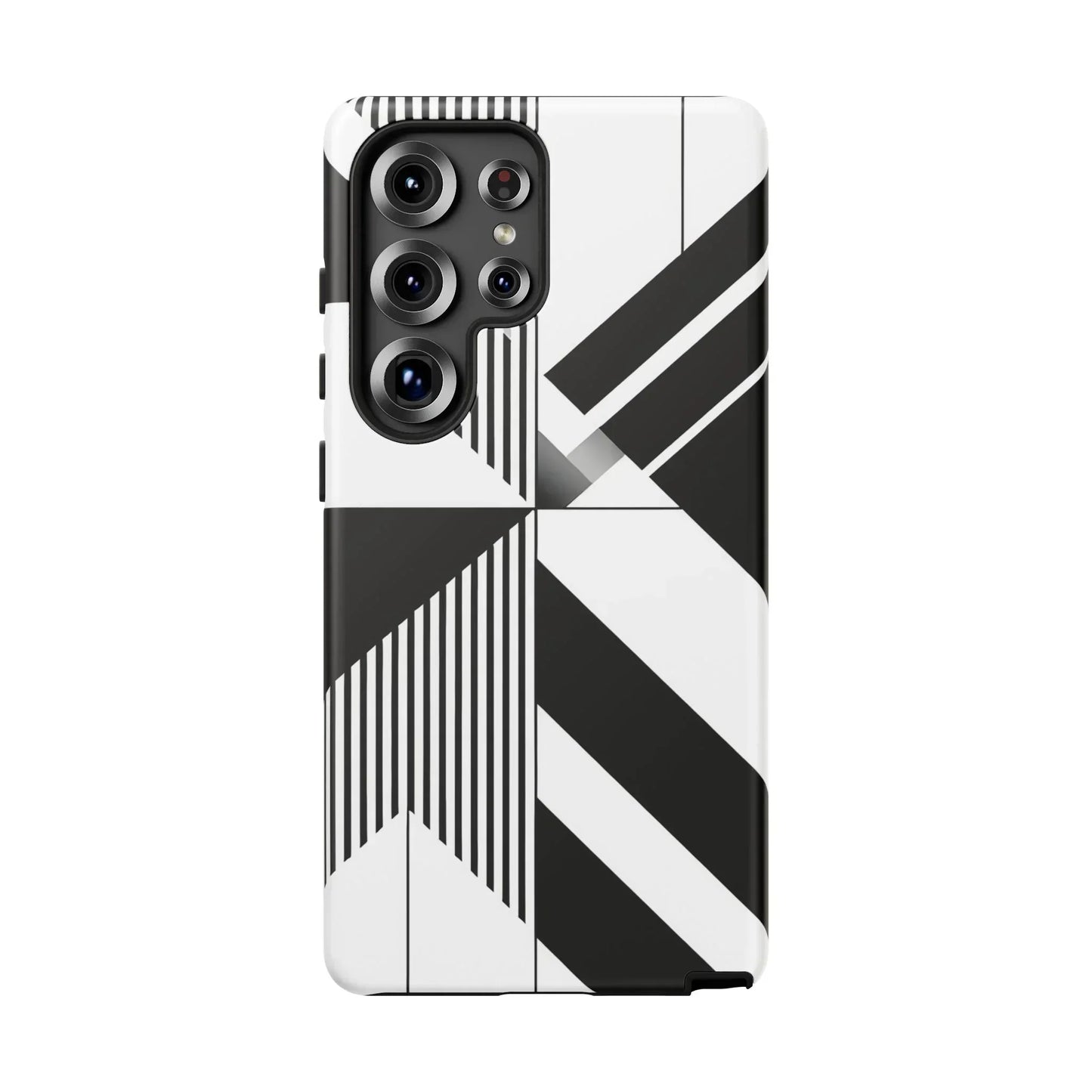 Monochrome Tough Phone Case for iPhone 11-16 and Samsung Galaxy S10–S25 Models - KarArmDesign