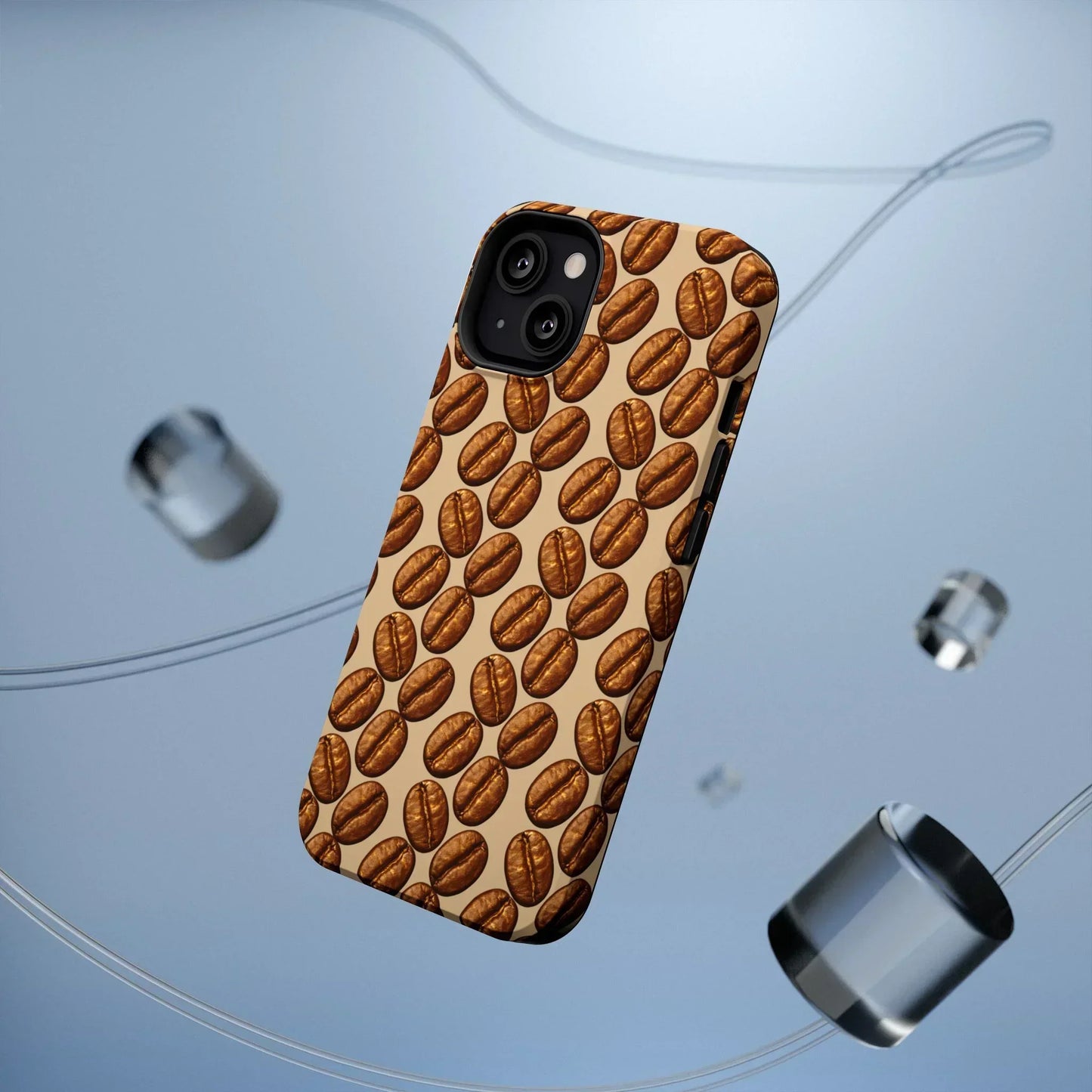 Coffee Pattern Phone Case for iPhone and Samsung Galaxy - KarArmDesign