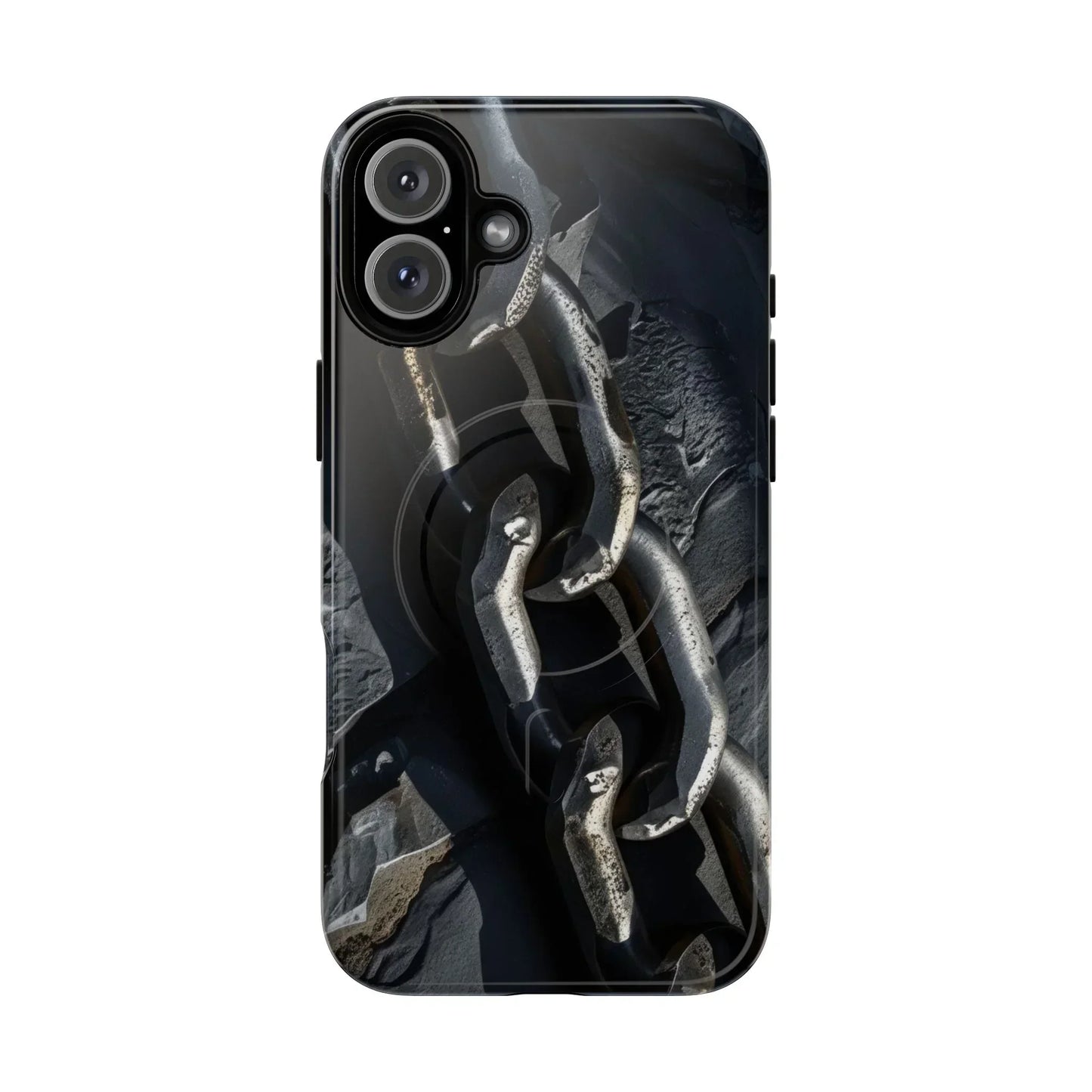“Iron Chain” Tough Magnetic Phone Case for iPhone 14-16 Models - KarArmDesign
