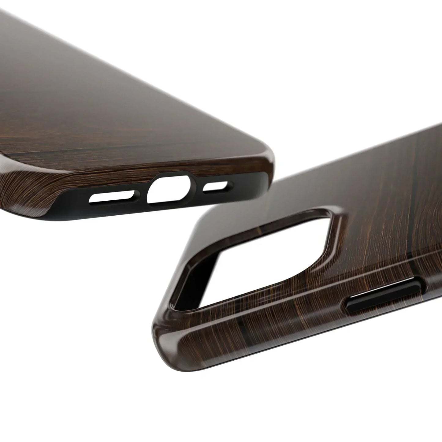 Dark Wood Grain Phone Case for iPhone and Galaxy - KarArmDesign