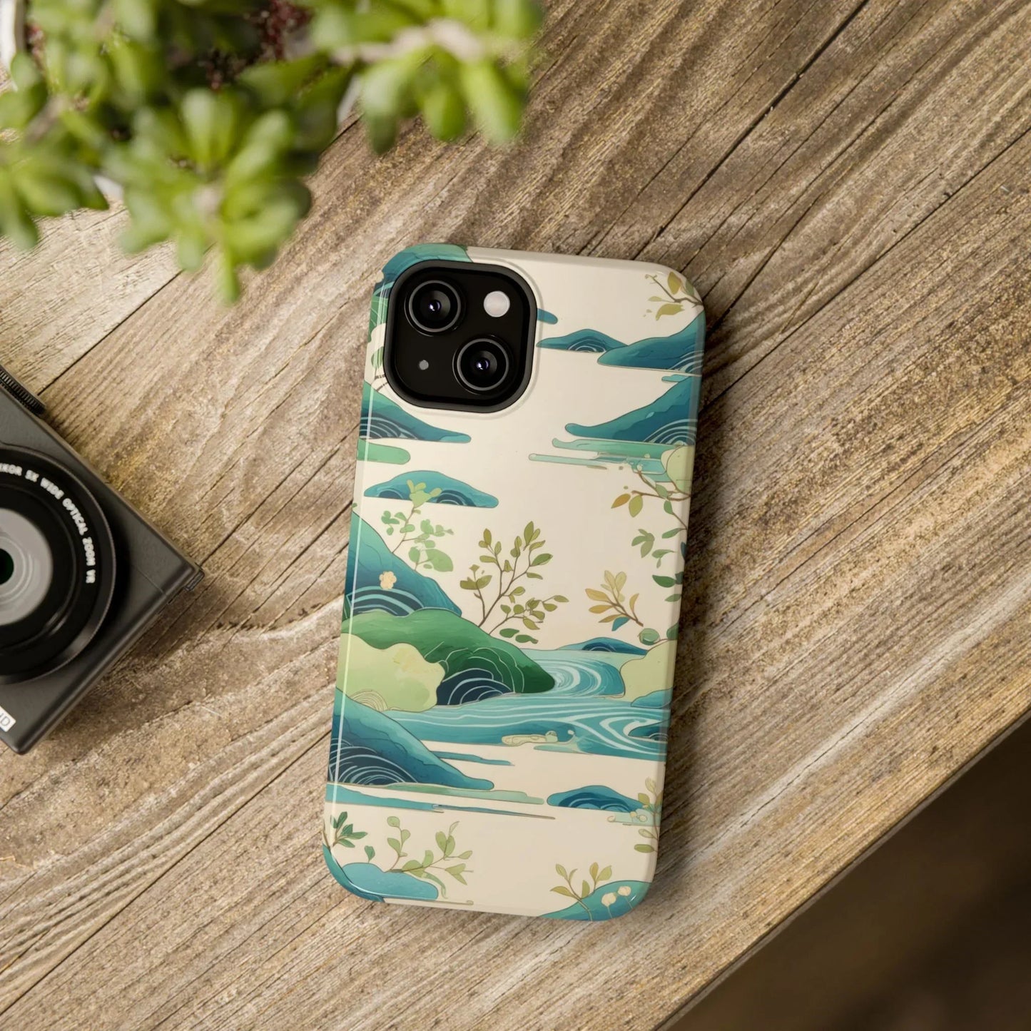 Nature Landscape Phone Case for iPhone 12-16 and Samsung Galaxy S21-S22 Models - KarArmDesign