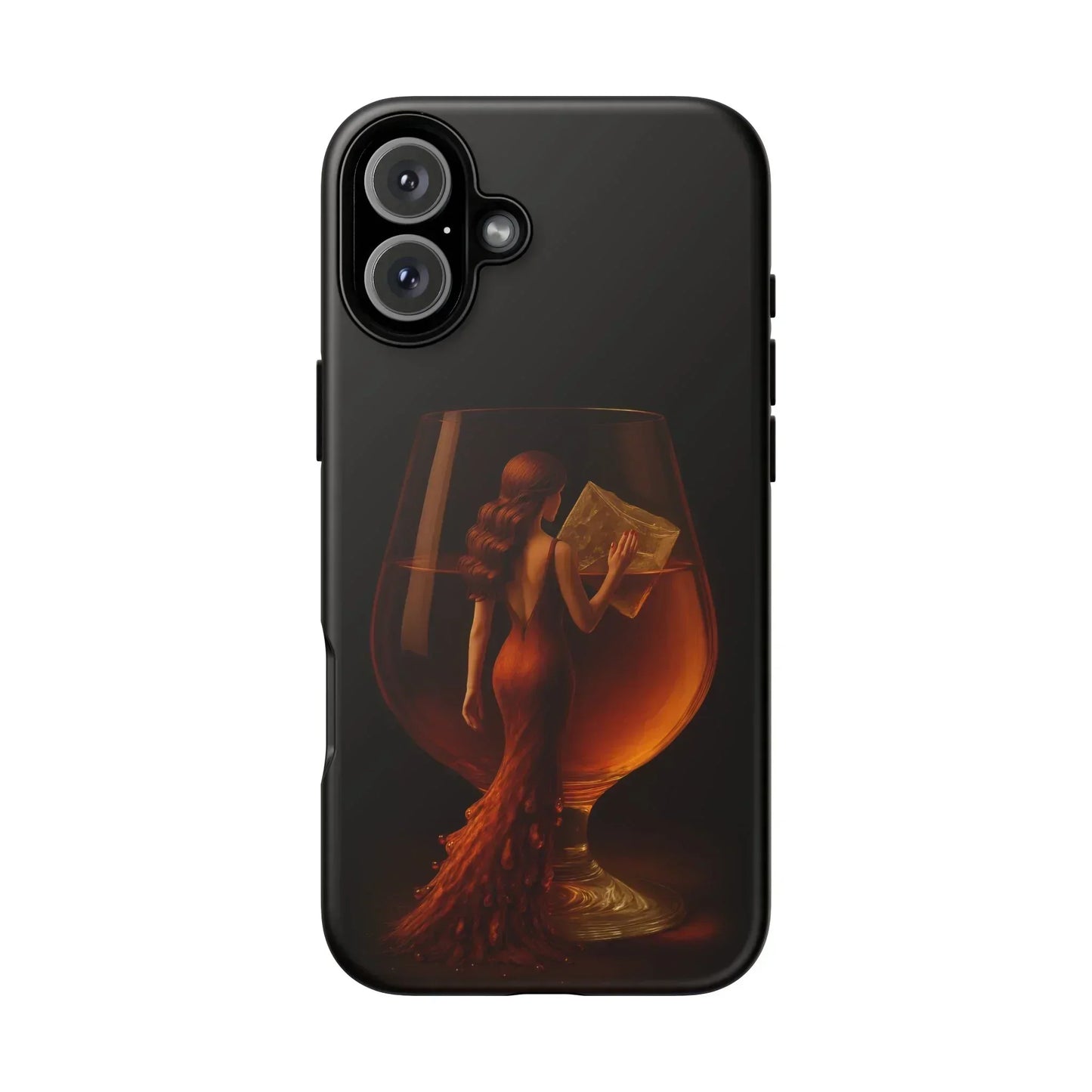 Elegant Midnight Lady Phone Case for iPhone 8-16 and Google Pixel up to 9 Models - KarArmDesign