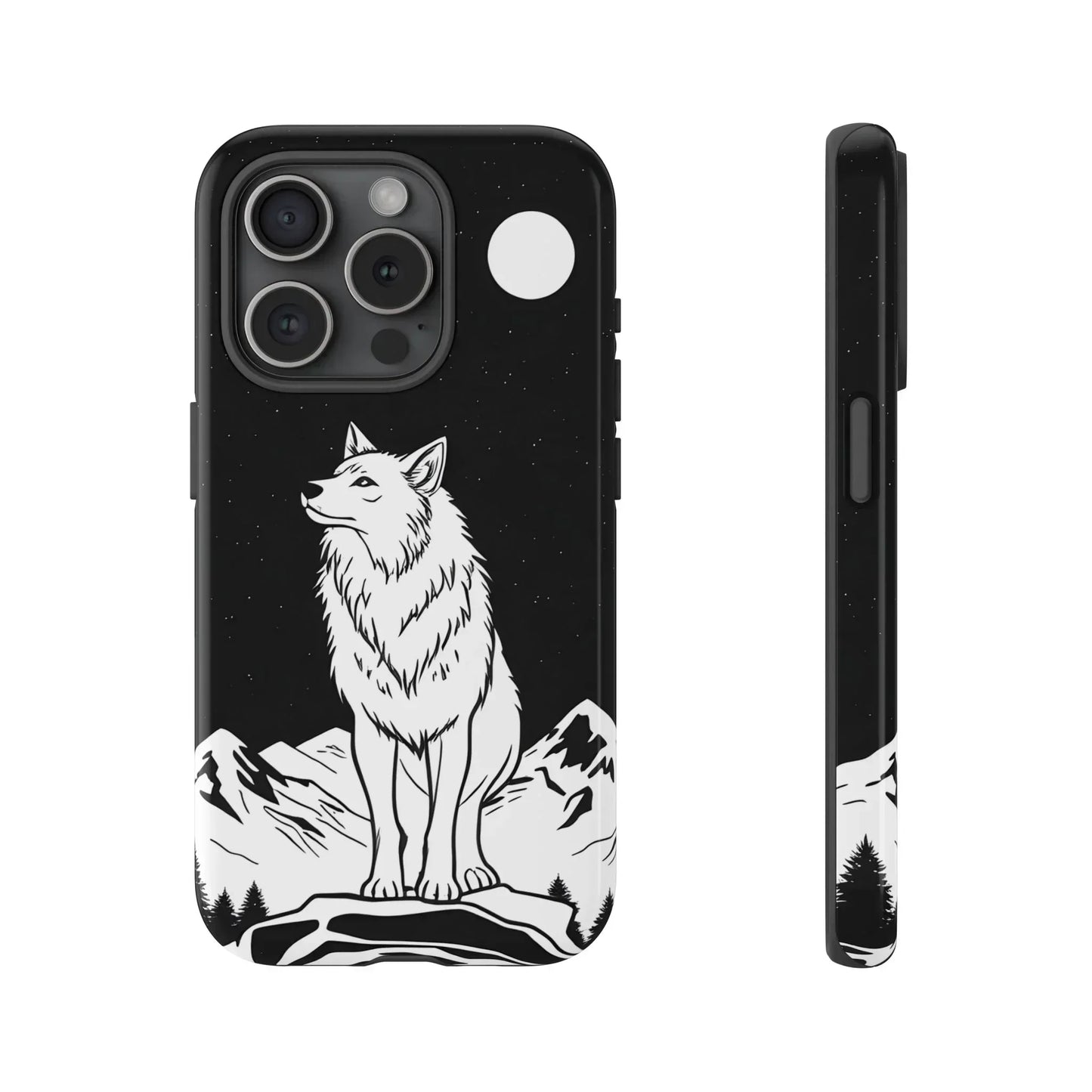 Majestic Wolf Phone Case for iPhone and Samsung Galaxy - KarArmDesign