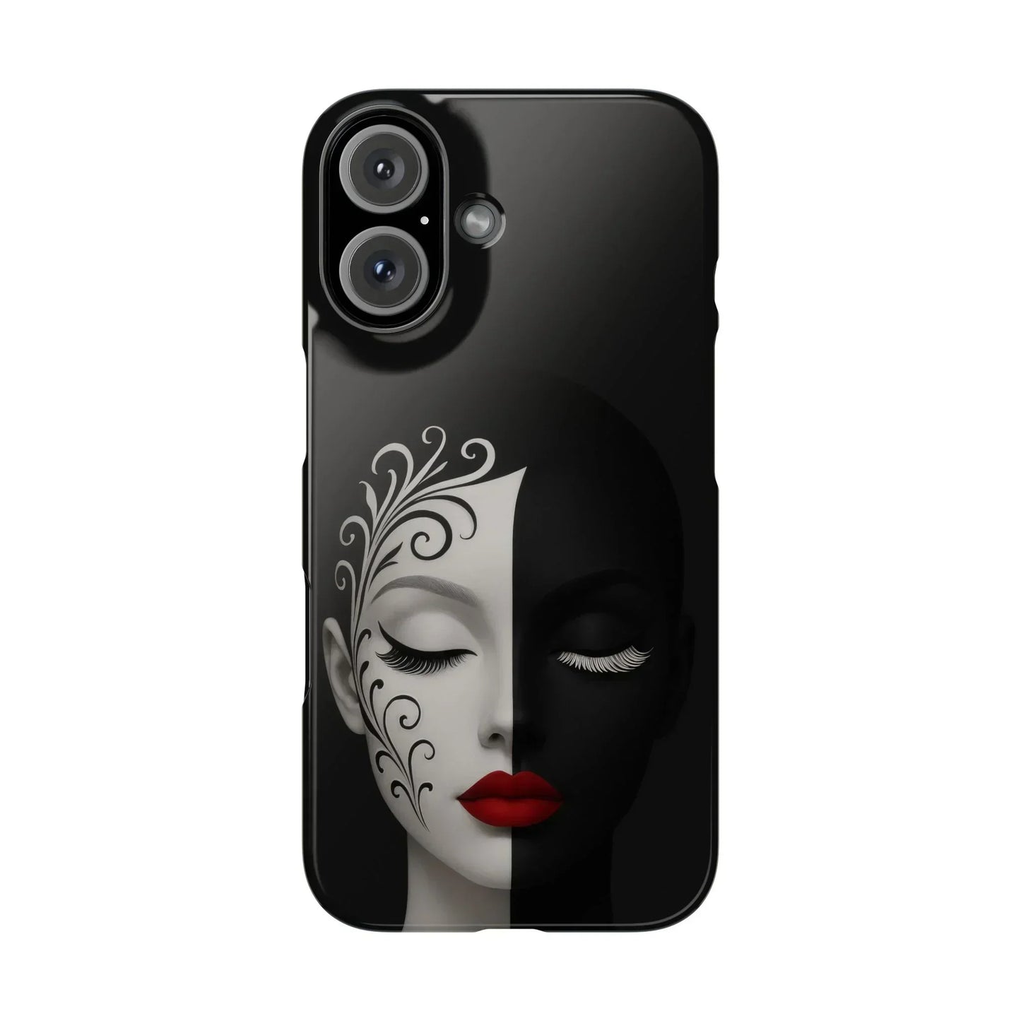 Artistic Head Design Phone Case for iPhone 7-16 Models - KarArmDesign