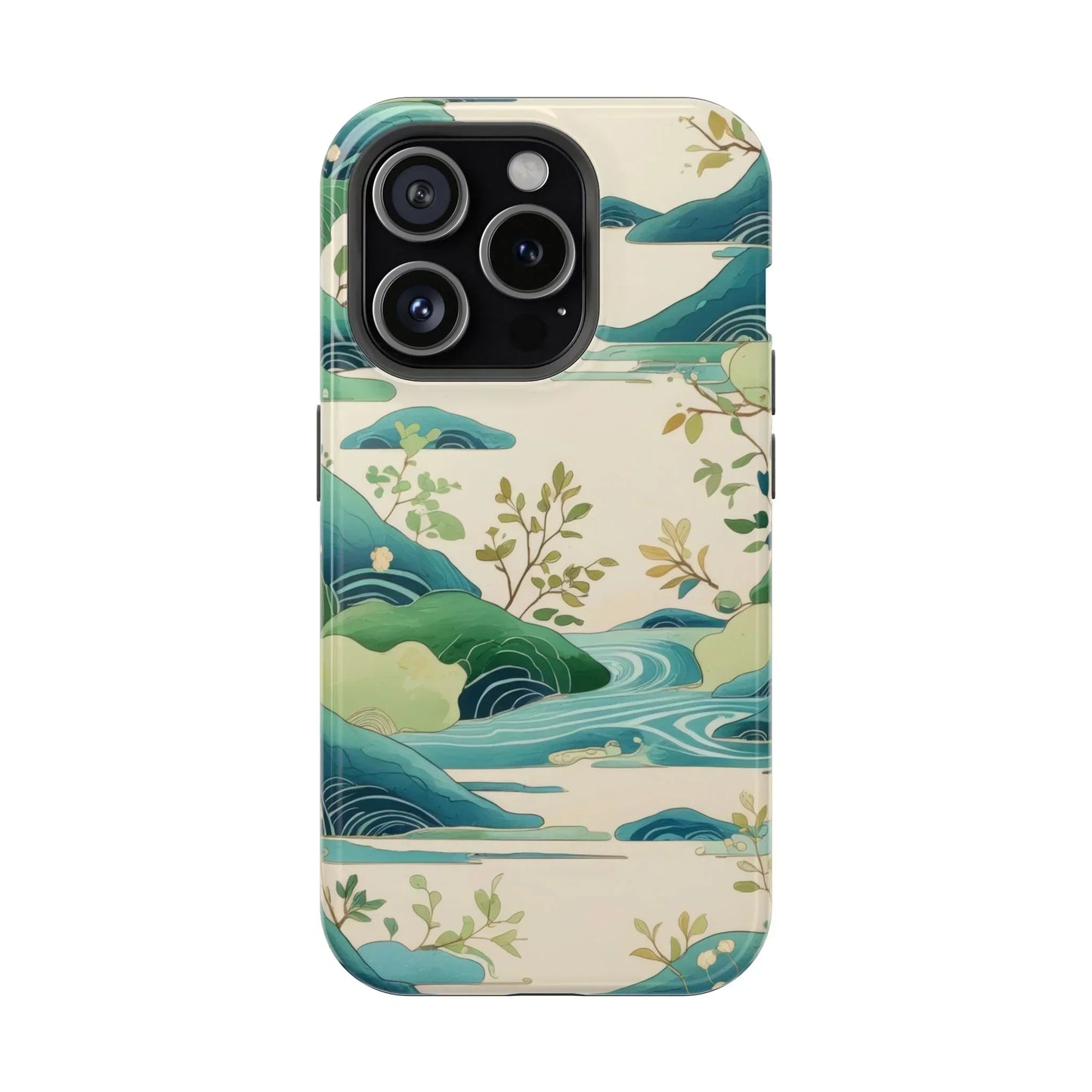 Nature Landscape Phone Case for iPhone 12-16 and Samsung Galaxy S21-S22 Models - KarArmDesign