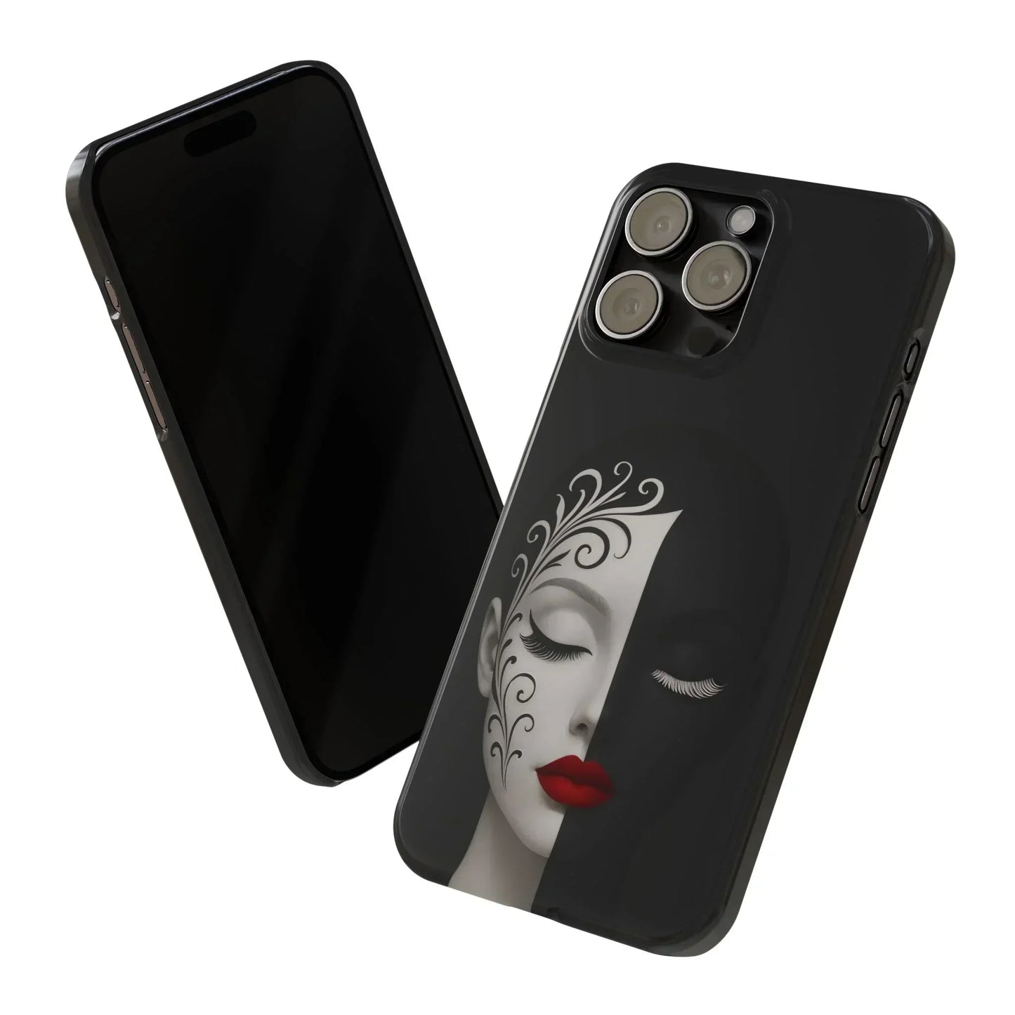 Artistic Head Design Phone Case for iPhone 7-16 Models - KarArmDesign
