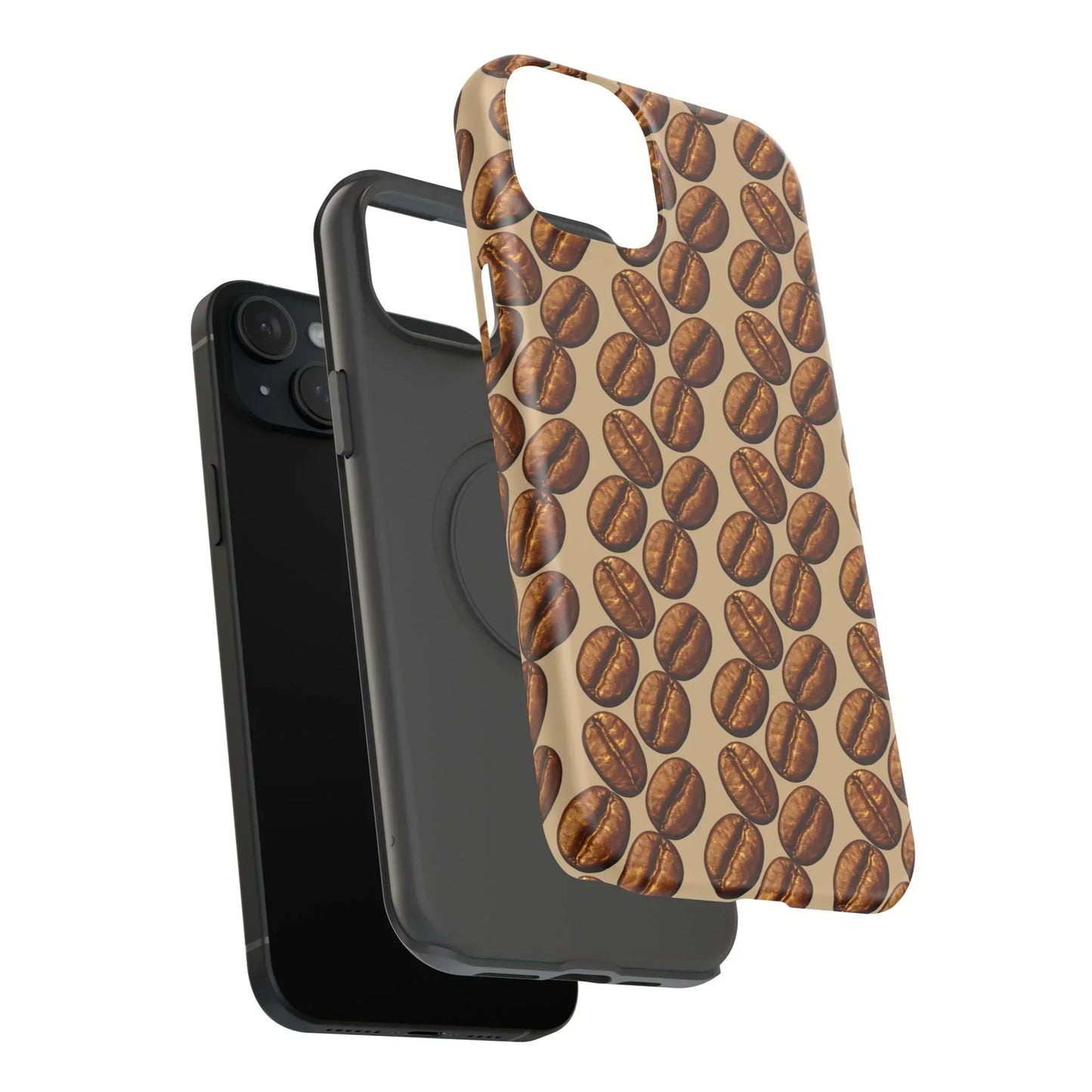 Coffee Pattern Phone Case for iPhone and Samsung Galaxy - KarArmDesign