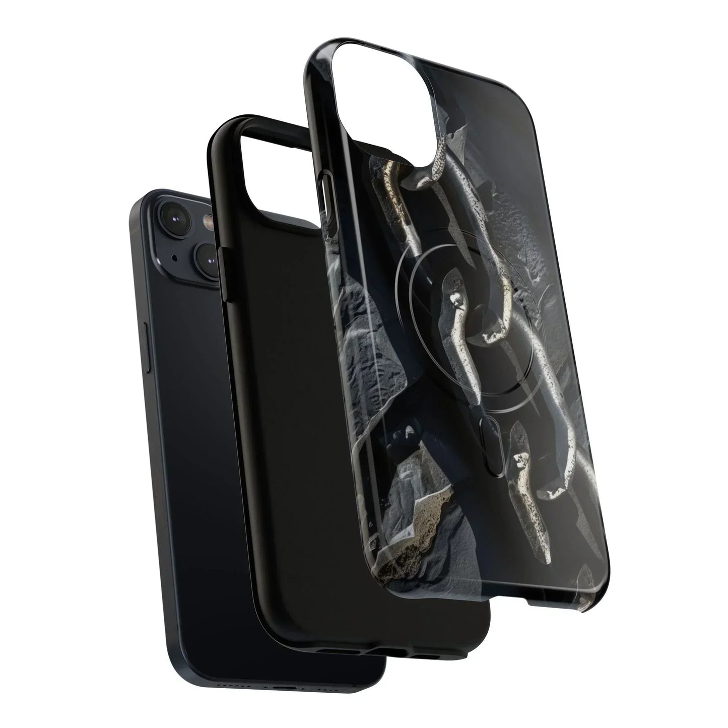 “Iron Chain” Tough Magnetic Phone Case for iPhone 14-16 Models - KarArmDesign