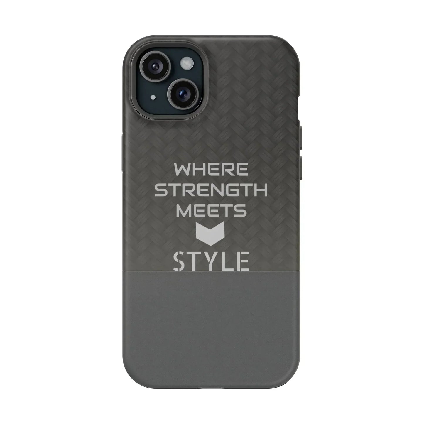 Gray Carbon Phone Case for iPhone 12-16 and Galaxy S21-S22 Models - KarArmDesign