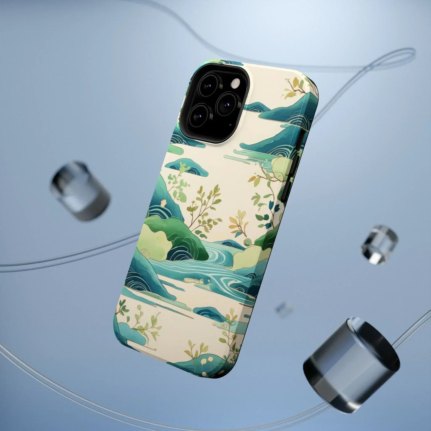 Nature Landscape Phone Case for iPhone 12-16 and Samsung Galaxy S21-S22 Models - KarArmDesign