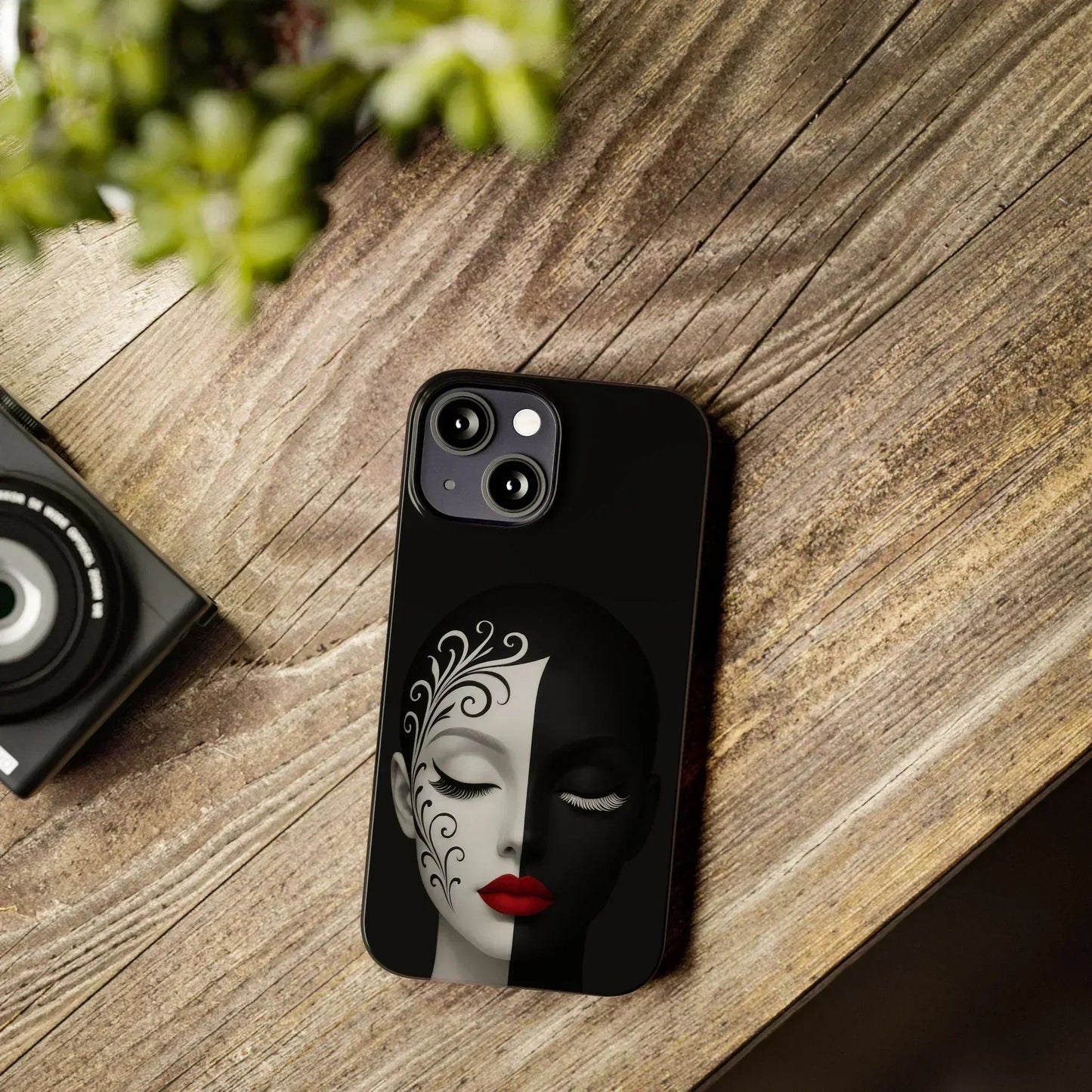 Artistic Head Design Phone Case for iPhone 7-16 Models - KarArmDesign