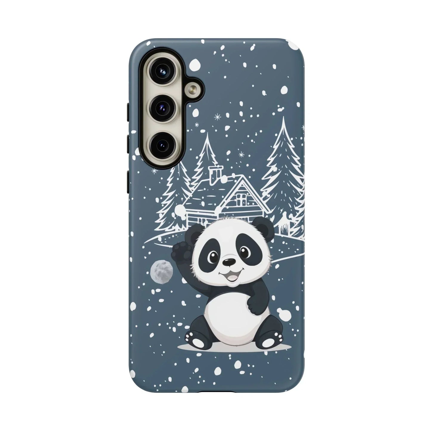 Cute Panda Phone Case for Samsung Galaxy and Google Pixel - KarArmDesign