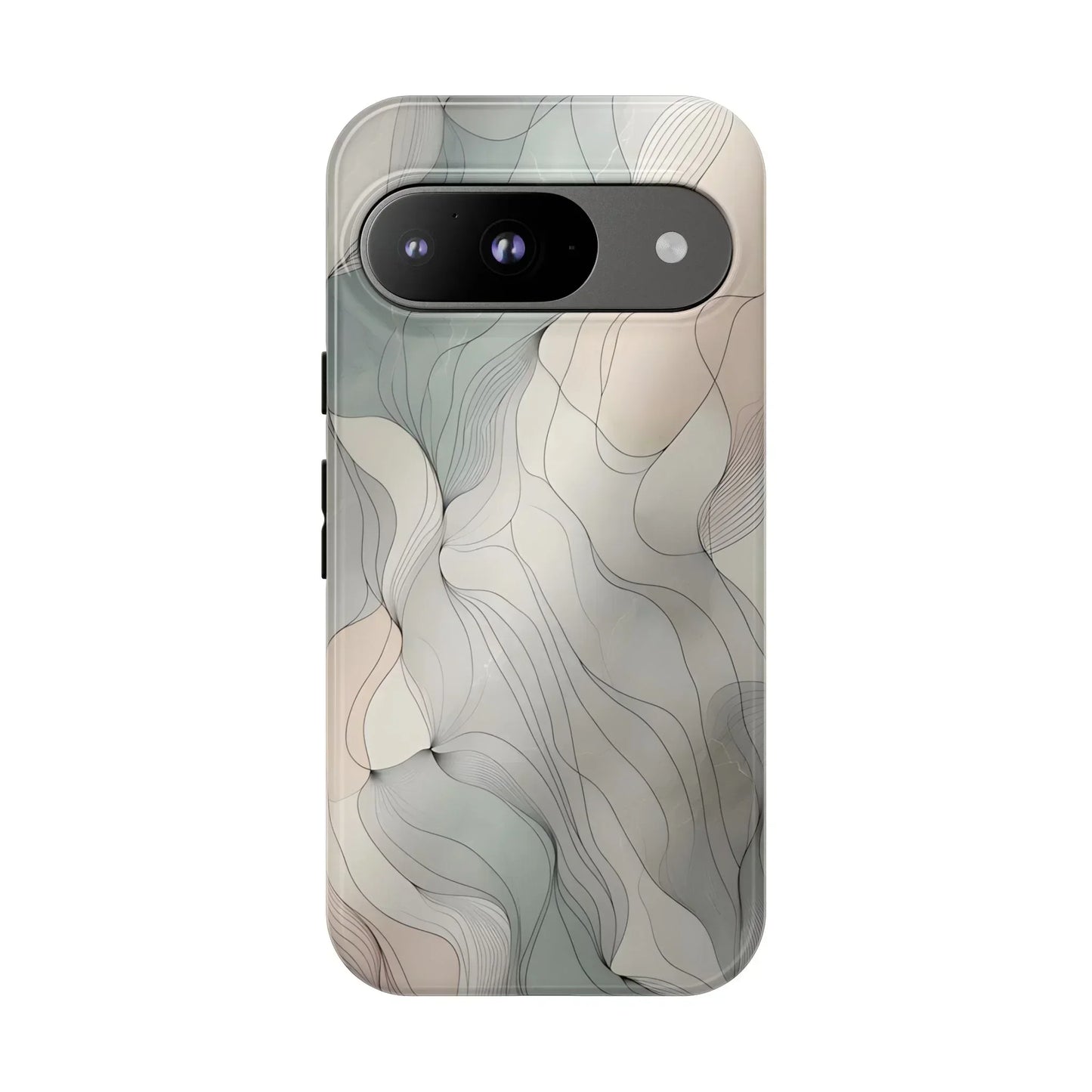 Pastel Wave Phone Case – Minimalist Design for iPhone & Pixel - KarArmDesign