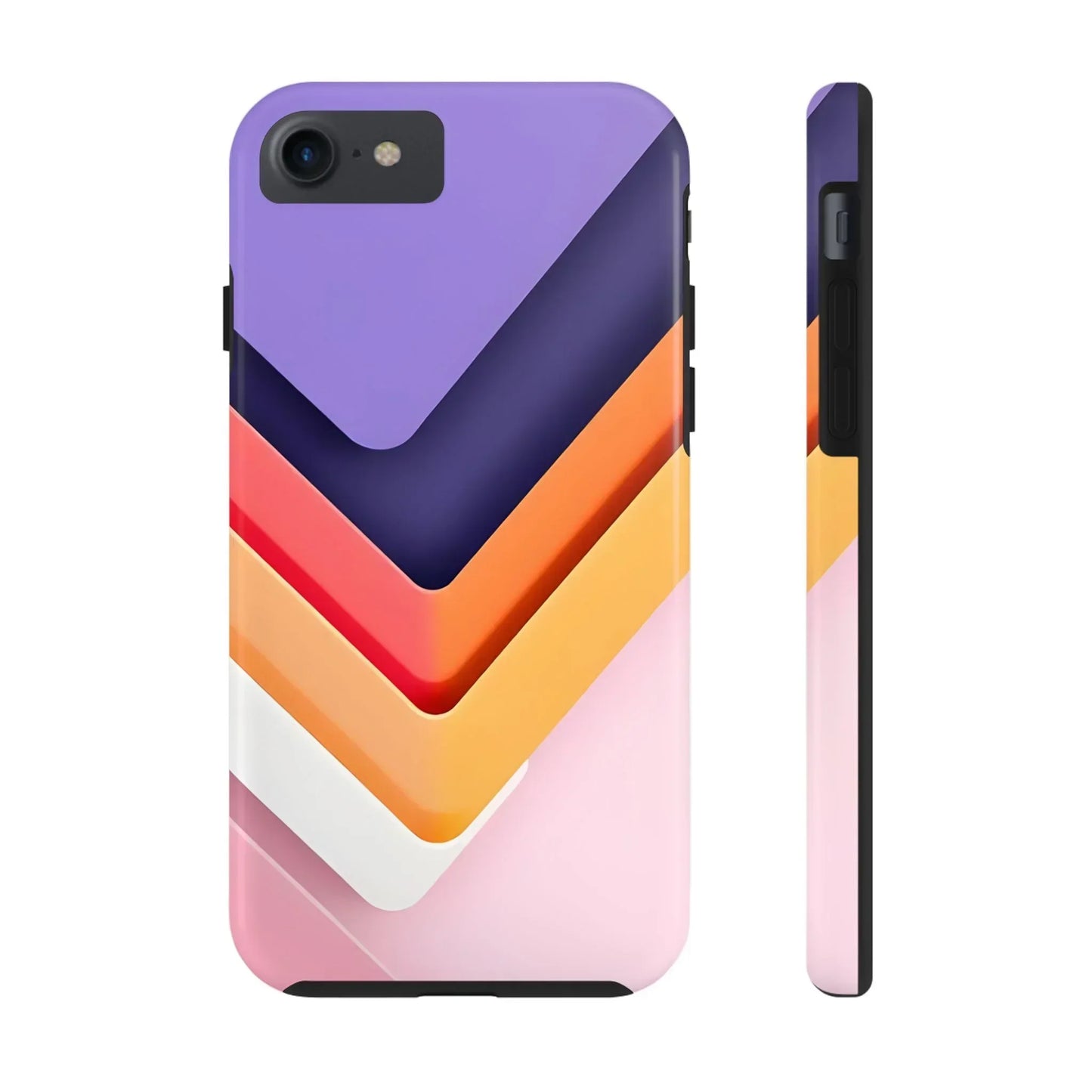 Vibrant Geometric Chevron Phone Case for iPhone and Samsung Galaxy - KarArmDesign