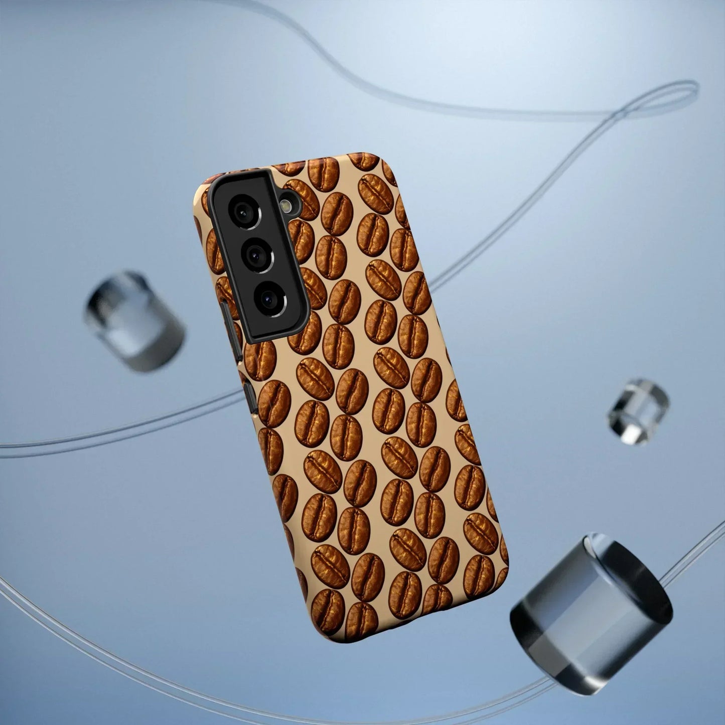 Coffee Pattern Phone Case for iPhone and Samsung Galaxy - KarArmDesign