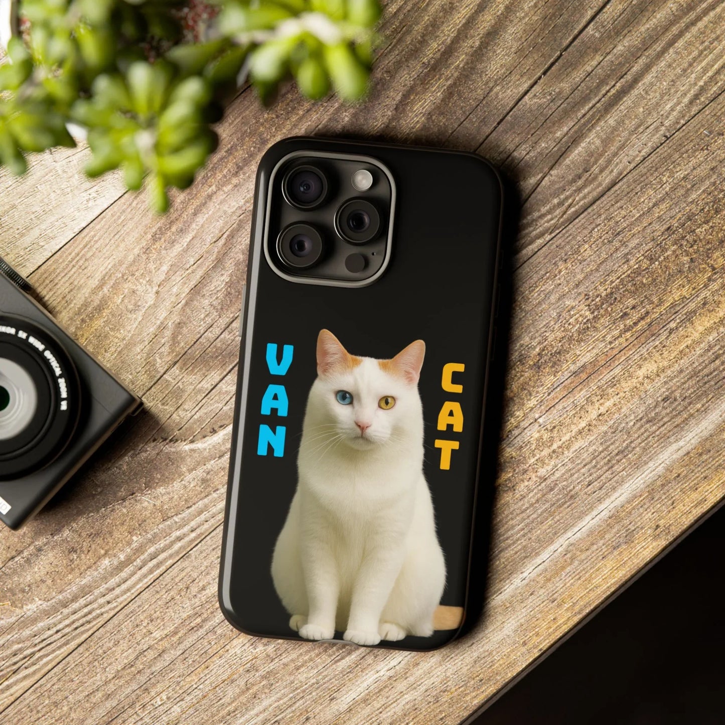 VAN CAT Phone Case for iPhone 8-16 and Samsung Galaxy S20-S25 Models