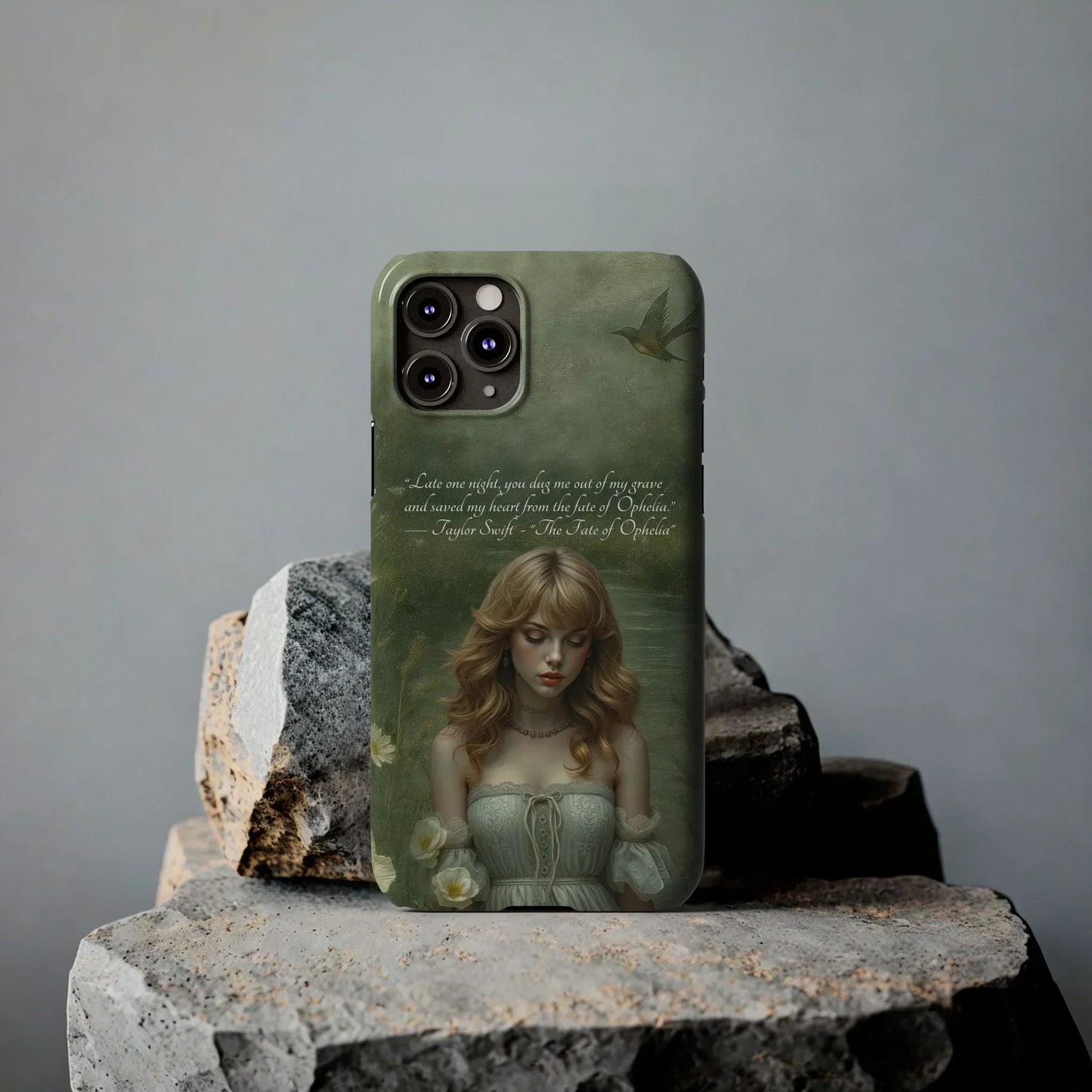 "Melancholic Ophelia" Phone Case for iPhone 7-17 Models - KARARMDESIGN