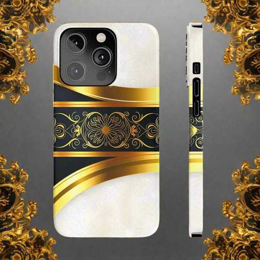 Baroque Gold Floral Phone Case for iPhone and Samsung - KarArmDesign