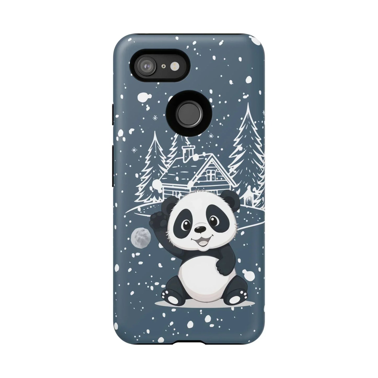 Cute Panda Phone Case for Samsung Galaxy and Google Pixel - KarArmDesign