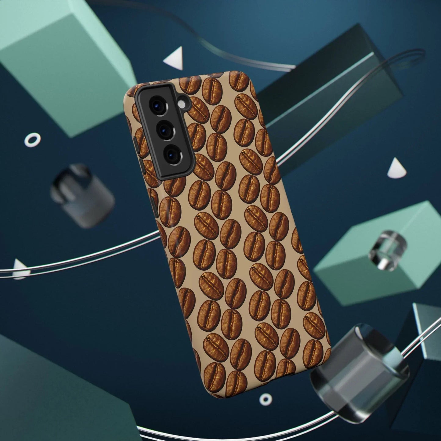 Coffee Pattern Phone Case for iPhone and Samsung Galaxy - KarArmDesign