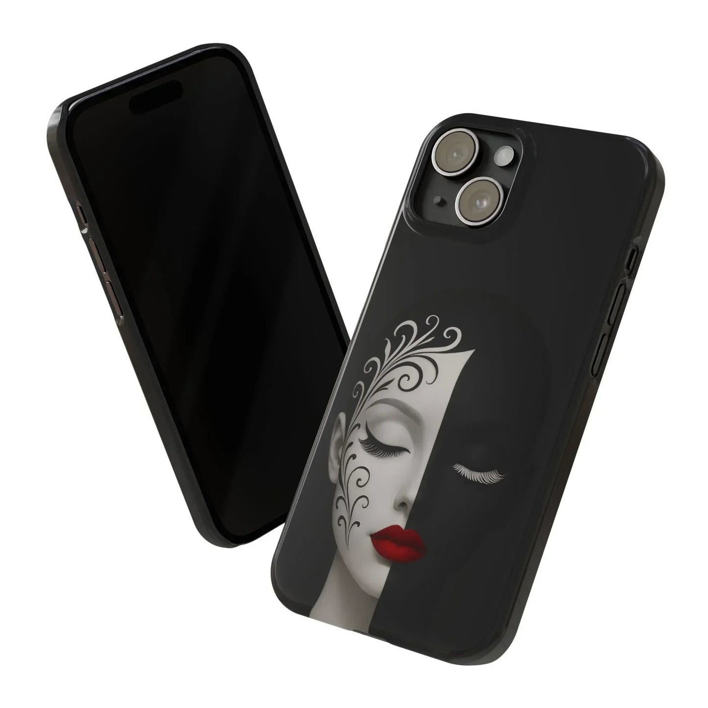 Artistic Head Design Phone Case for iPhone 7-16 Models - KarArmDesign
