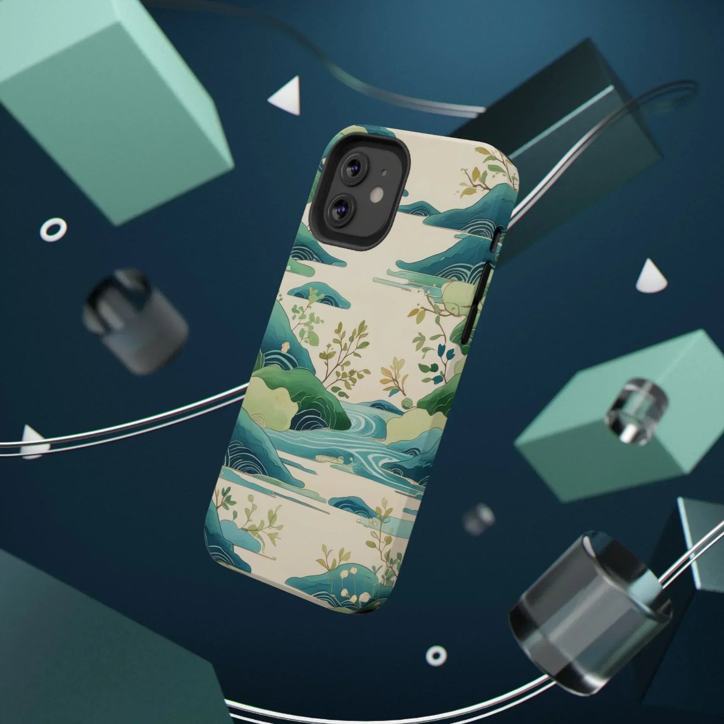 Nature Landscape Phone Case for iPhone 12-16 and Samsung Galaxy S21-S22 Models - KarArmDesign