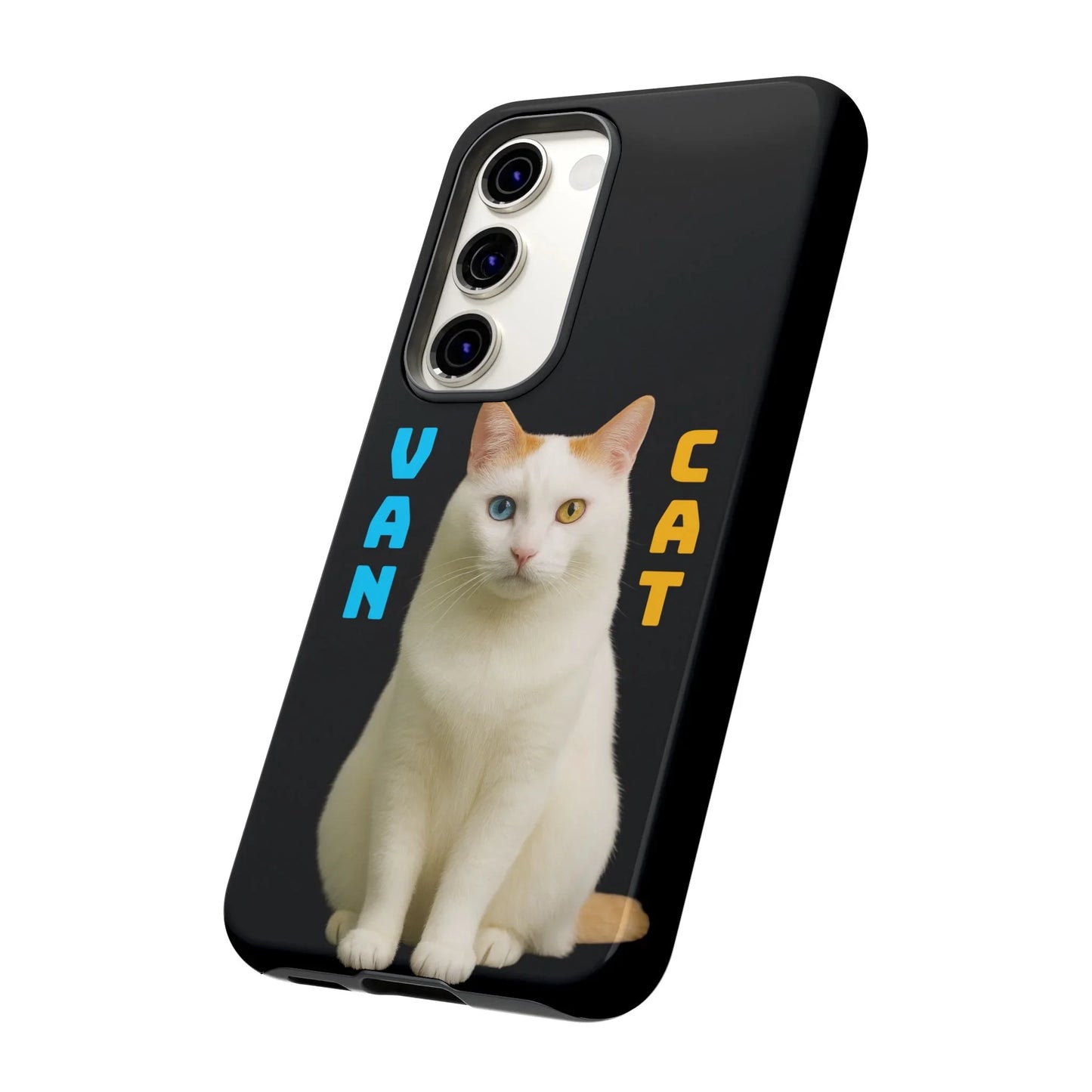 VAN CAT Phone Case for iPhone 8-16 and Samsung Galaxy S20-S25 Models