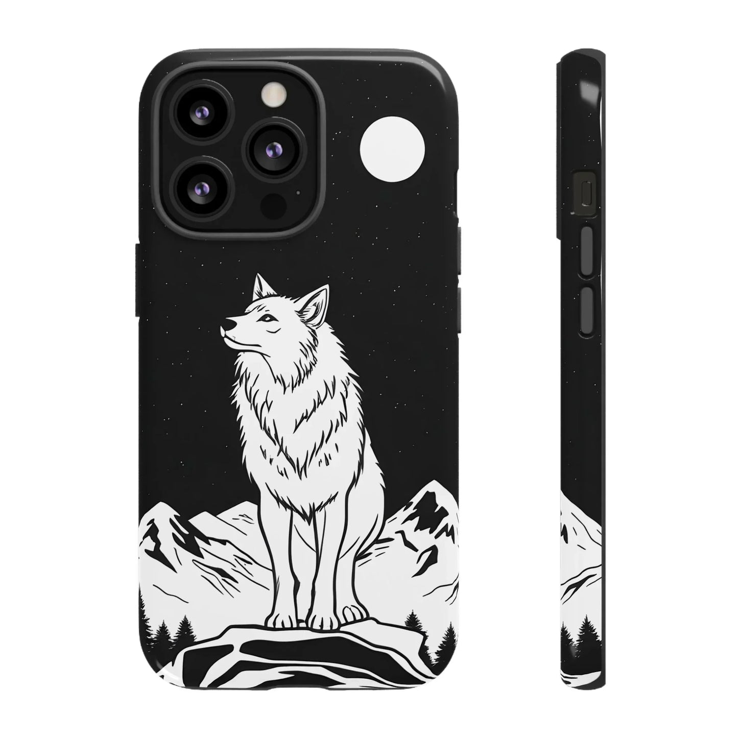 Majestic Wolf Phone Case for iPhone and Samsung Galaxy - KarArmDesign