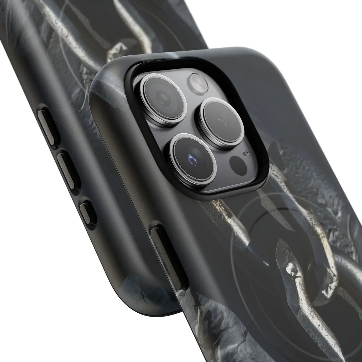 “Iron Chain” Tough Magnetic Phone Case for iPhone 14-16 Models - KarArmDesign