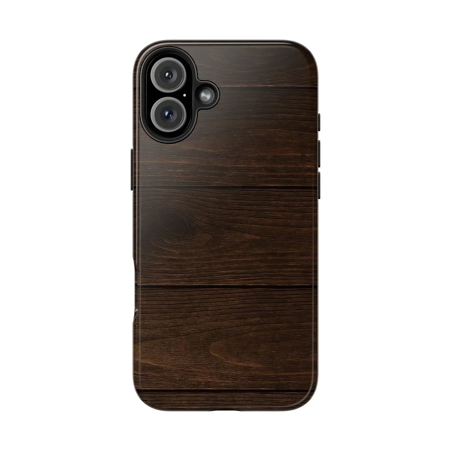 Dark Wood Grain Phone Case for iPhone and Galaxy - KarArmDesign