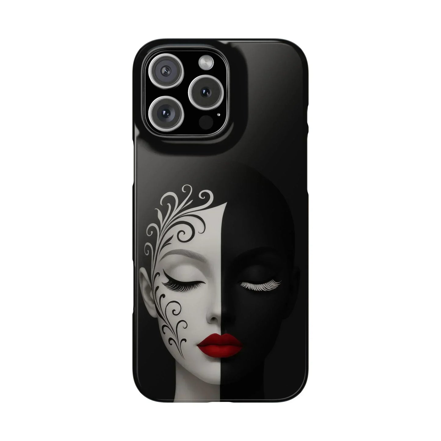 Artistic Head Design Phone Case for iPhone 7-16 Models - KarArmDesign