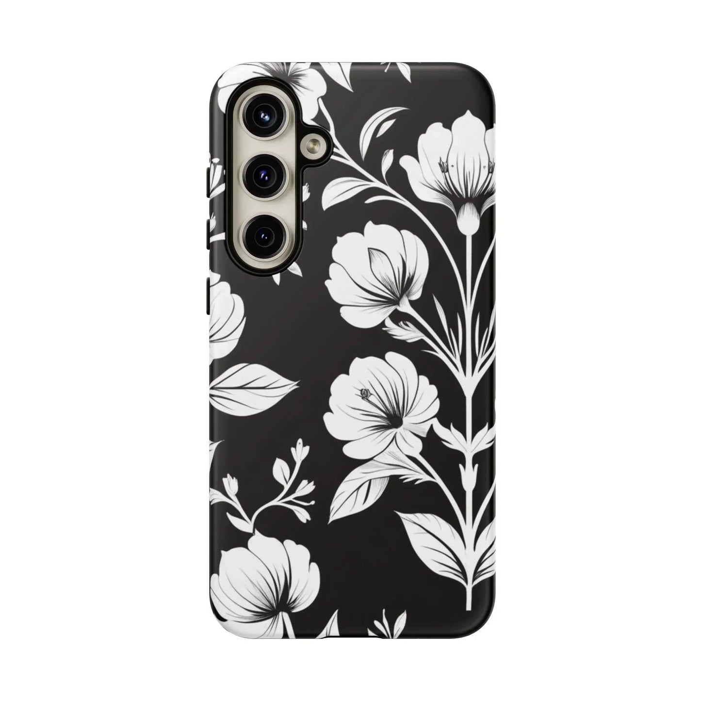 ElegantFloral Phone Case for Samsung Galaxy S10-S25 Models - KarArmDesign