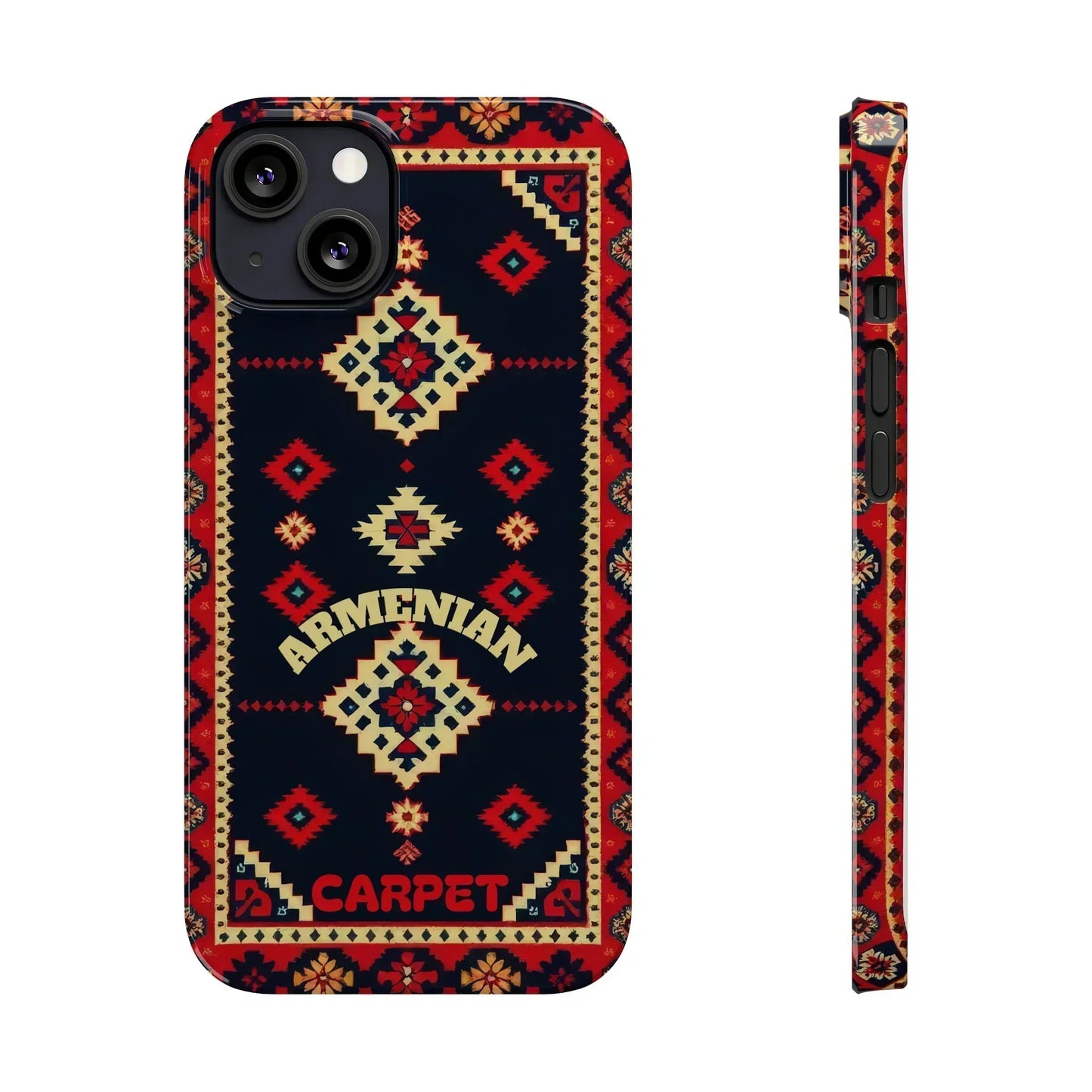 Armenian Carpet Pattern Traditional Ethnic Design Phone Case for iPhone 7-16 Models - KarArmDesign